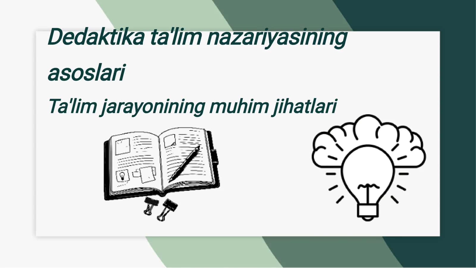 Òzbekiston Respublikasi Prezidenti Shavkat Mirziyoyev asarlarida ta'lim tarbiya masalalari 3