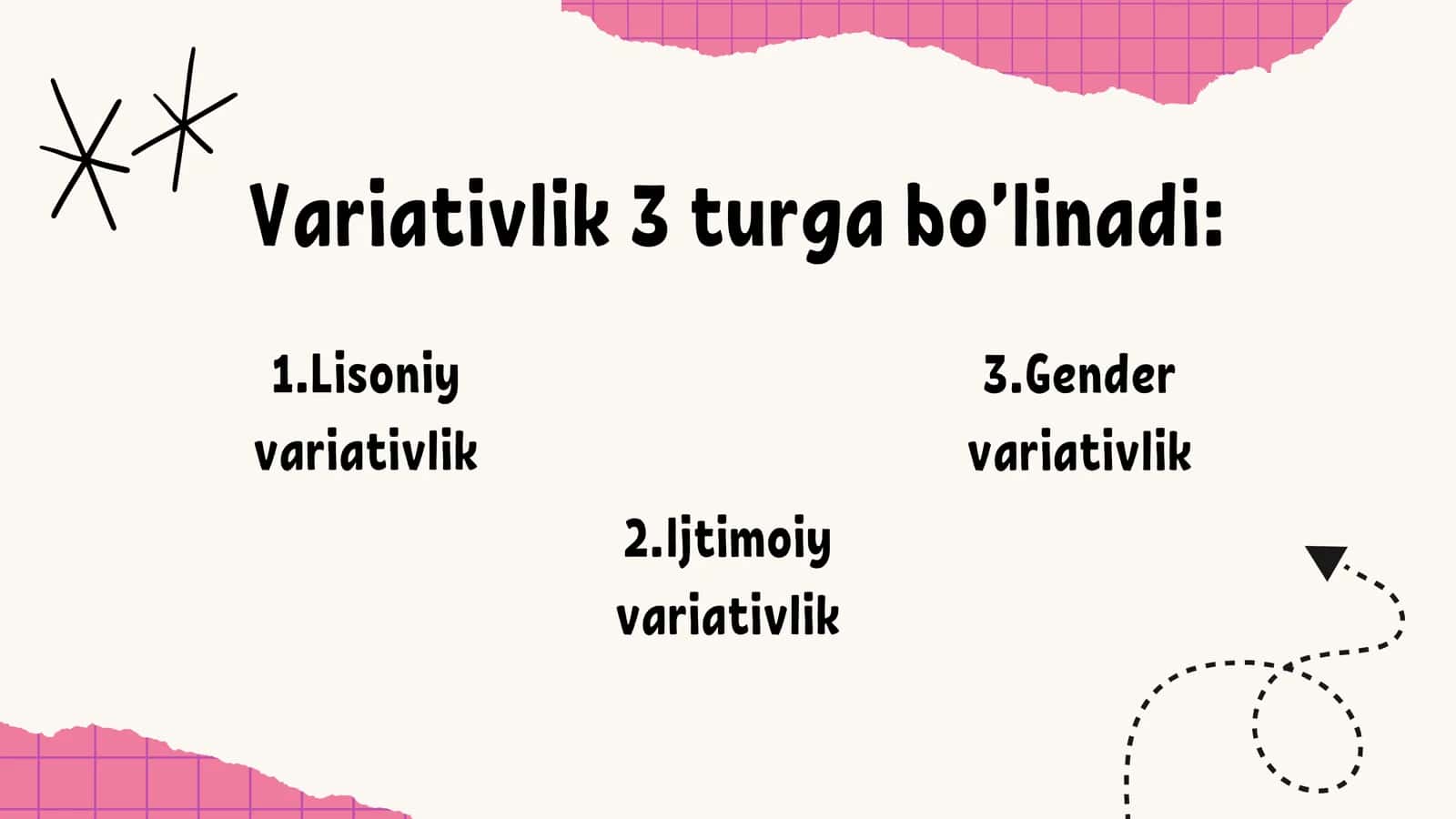 VARIATIVLIK TURLARI 3