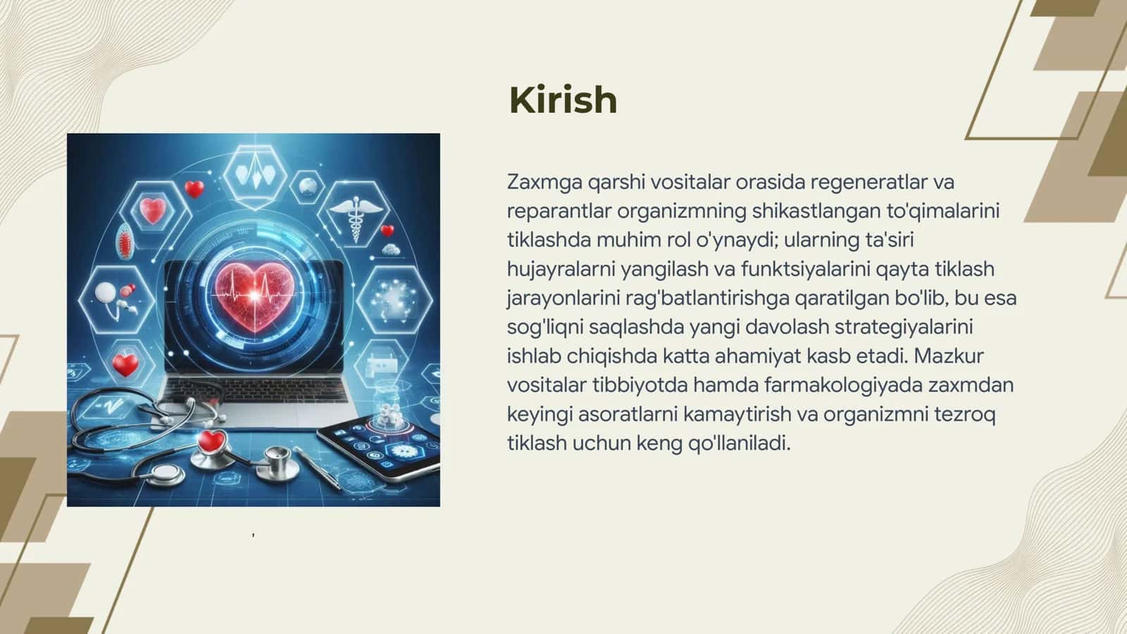 Zaxmga qarshi vositalar 3