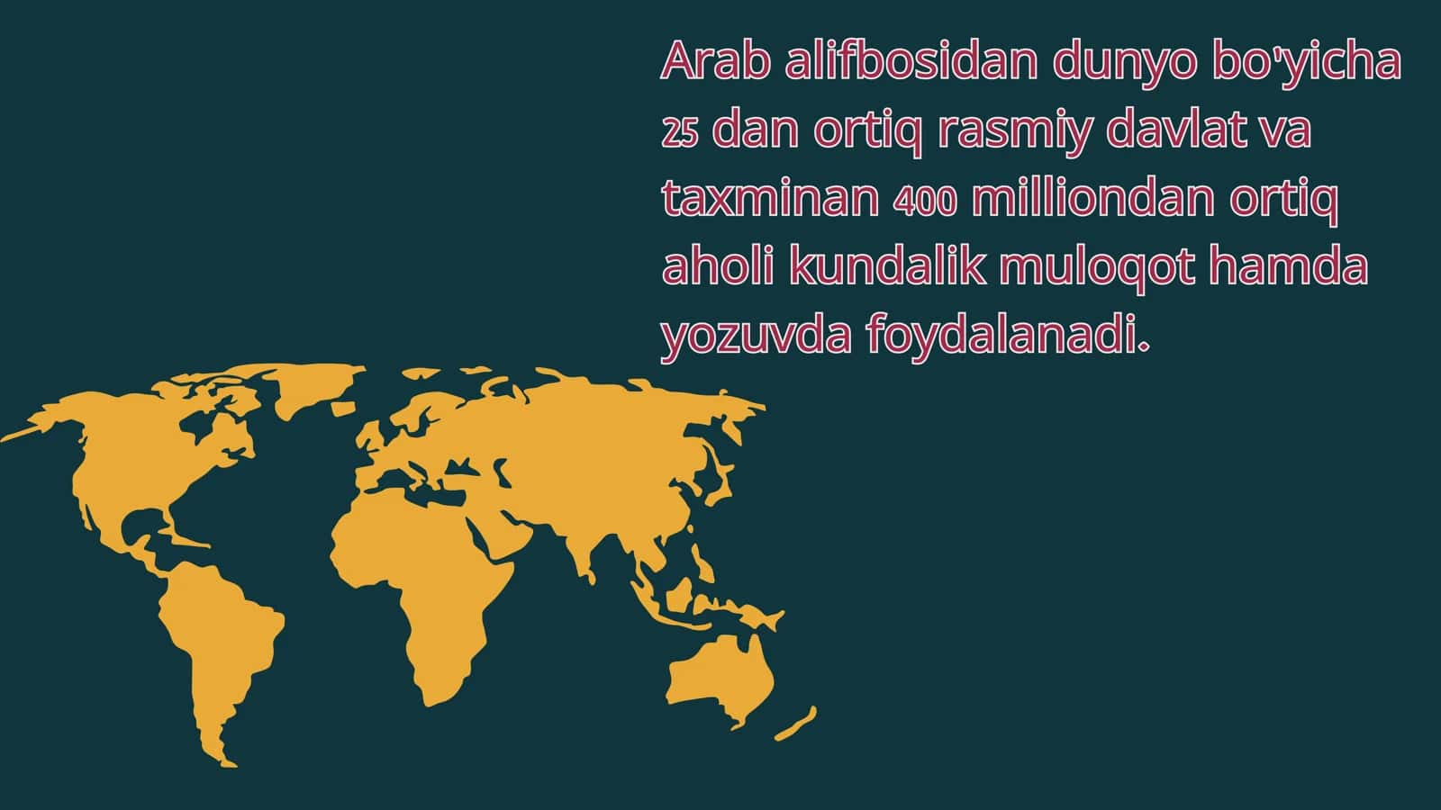 Arab alifbosini 3