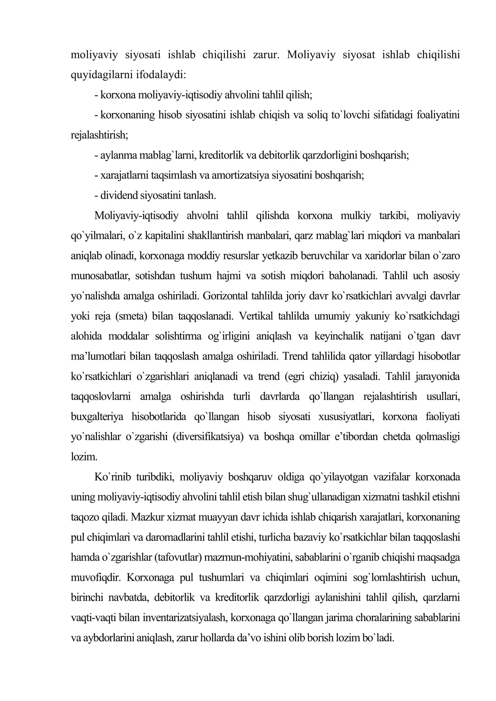 Moliyaviy menejmentning iqtisodiy mohiyati, predmeti va funksiyalari 3