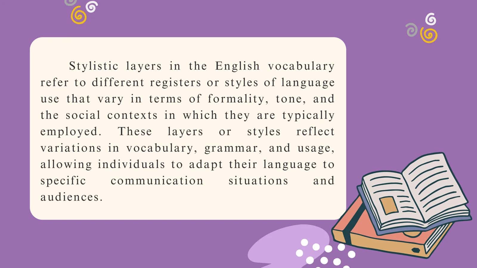 Stylistic Layers of the English Vocabulary 3