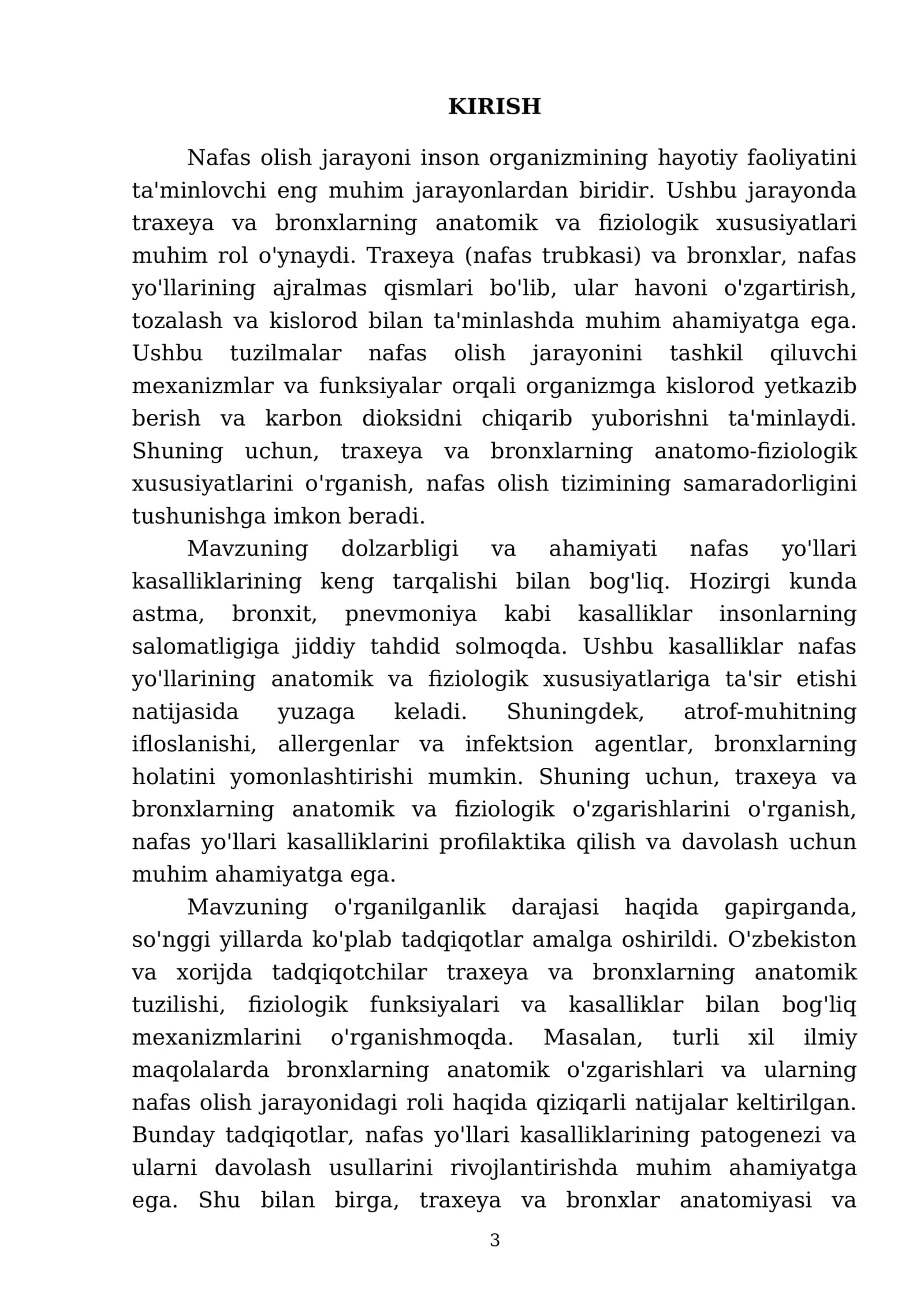 Traxeya, bronxlarni anatomo-fiziologik hususiyatlari 3