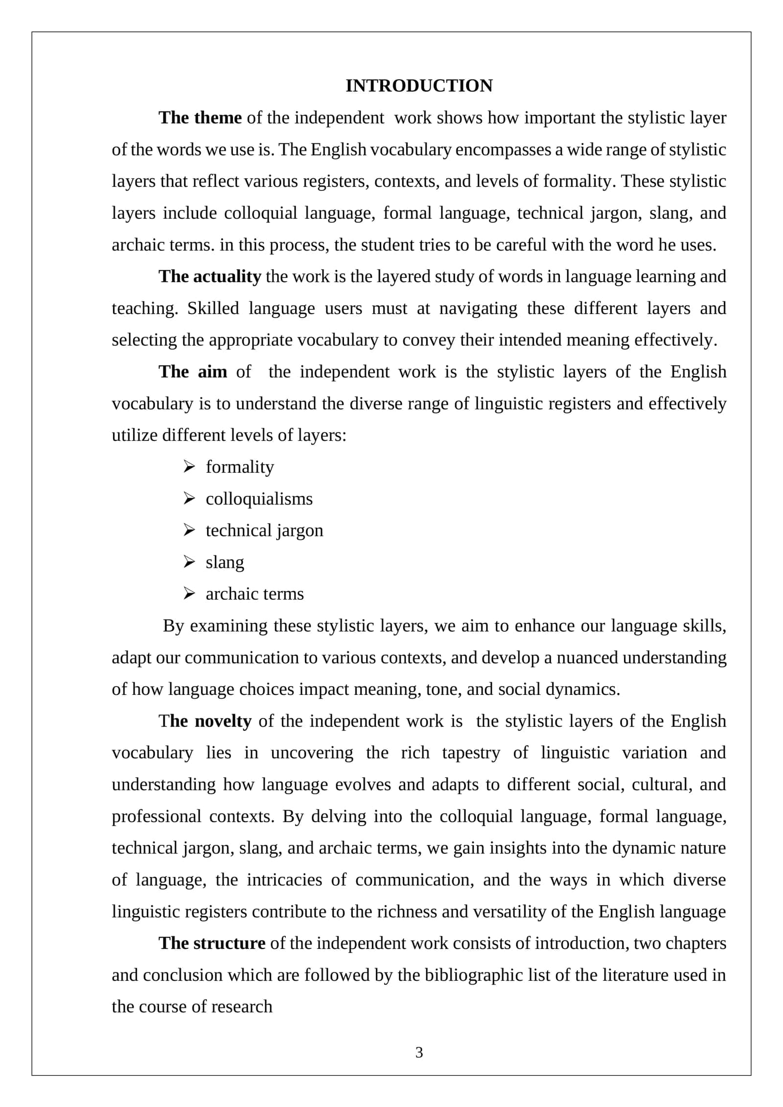 Stylistic layers of the English vocabulary 3