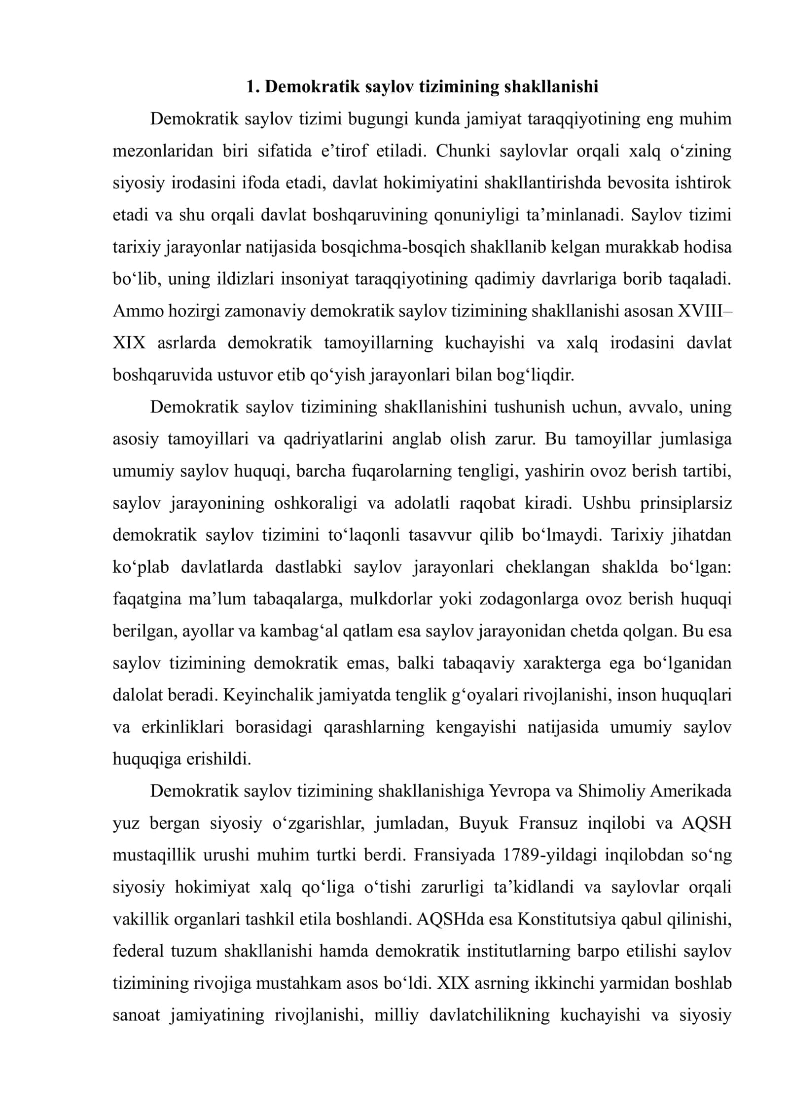 DEMOKRATIK SAYLOV TIZIMINING YARATILISHI 3