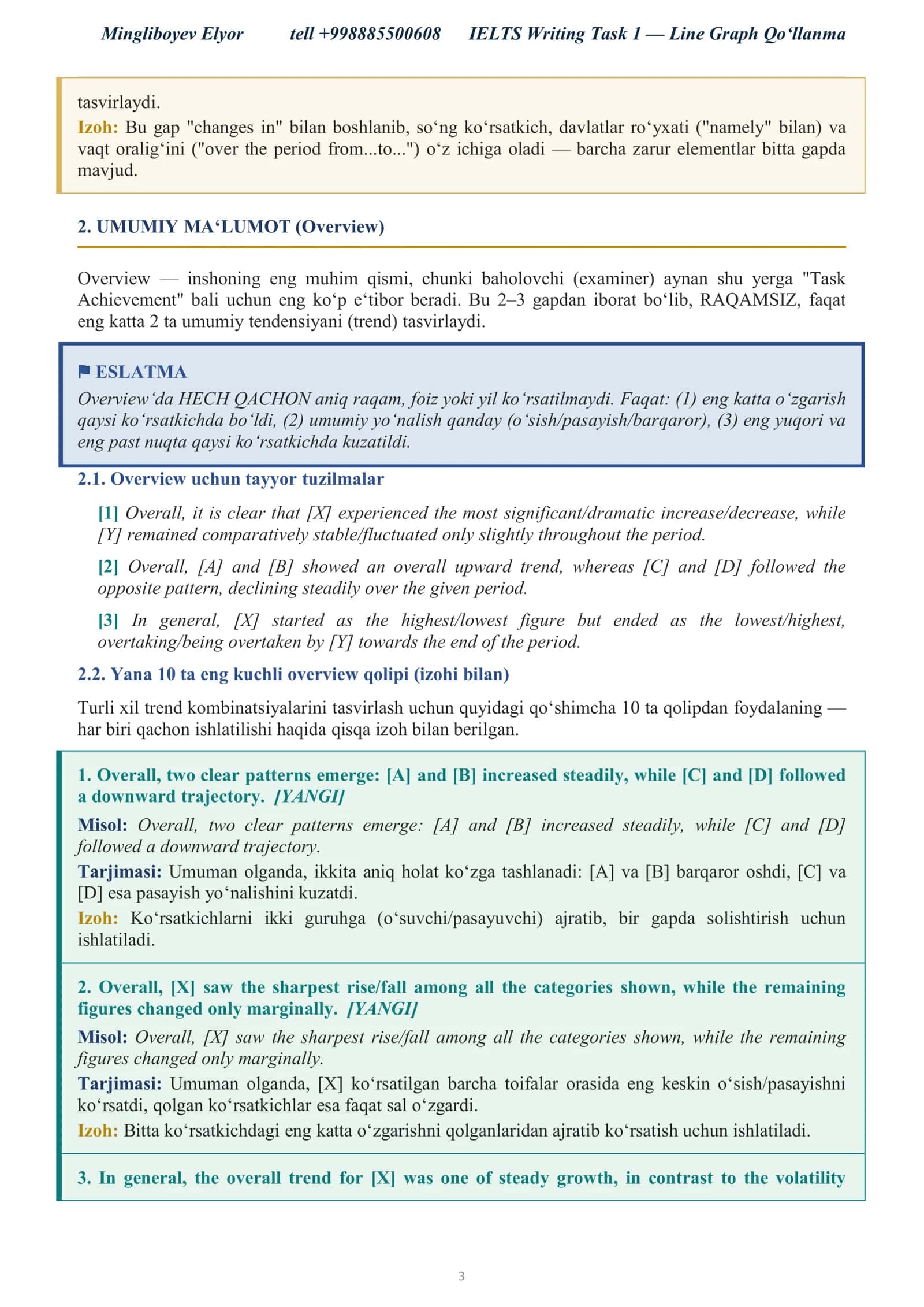 IELTS Writing Task 1 — Line Graph Qo‘llanma 3