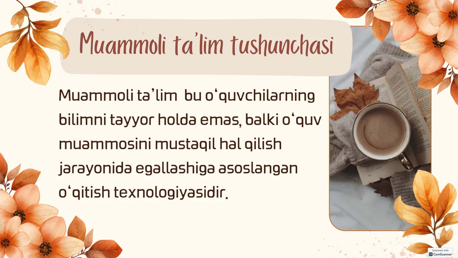 MUAMMOLI TA'LIM TEXNOLOGIYASINING MOHIYATI VA MAZMUNI 3