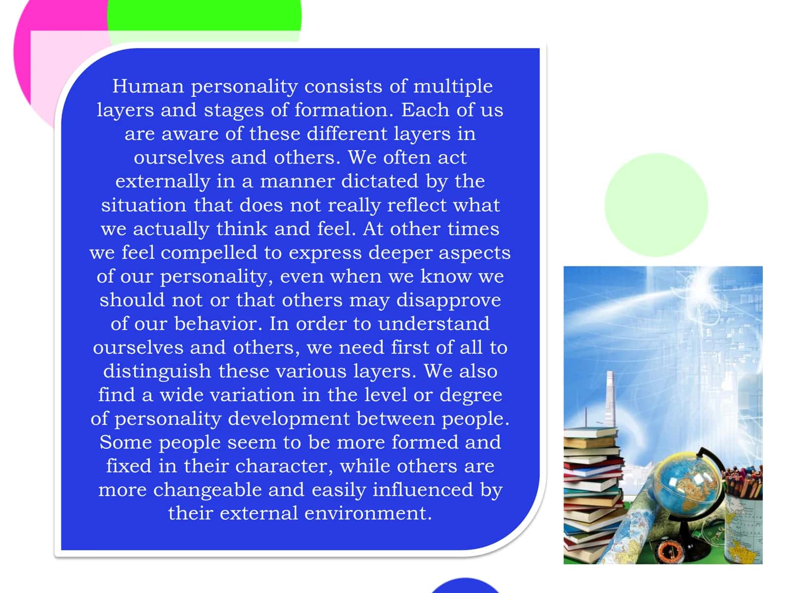 Behavior and Manners 3