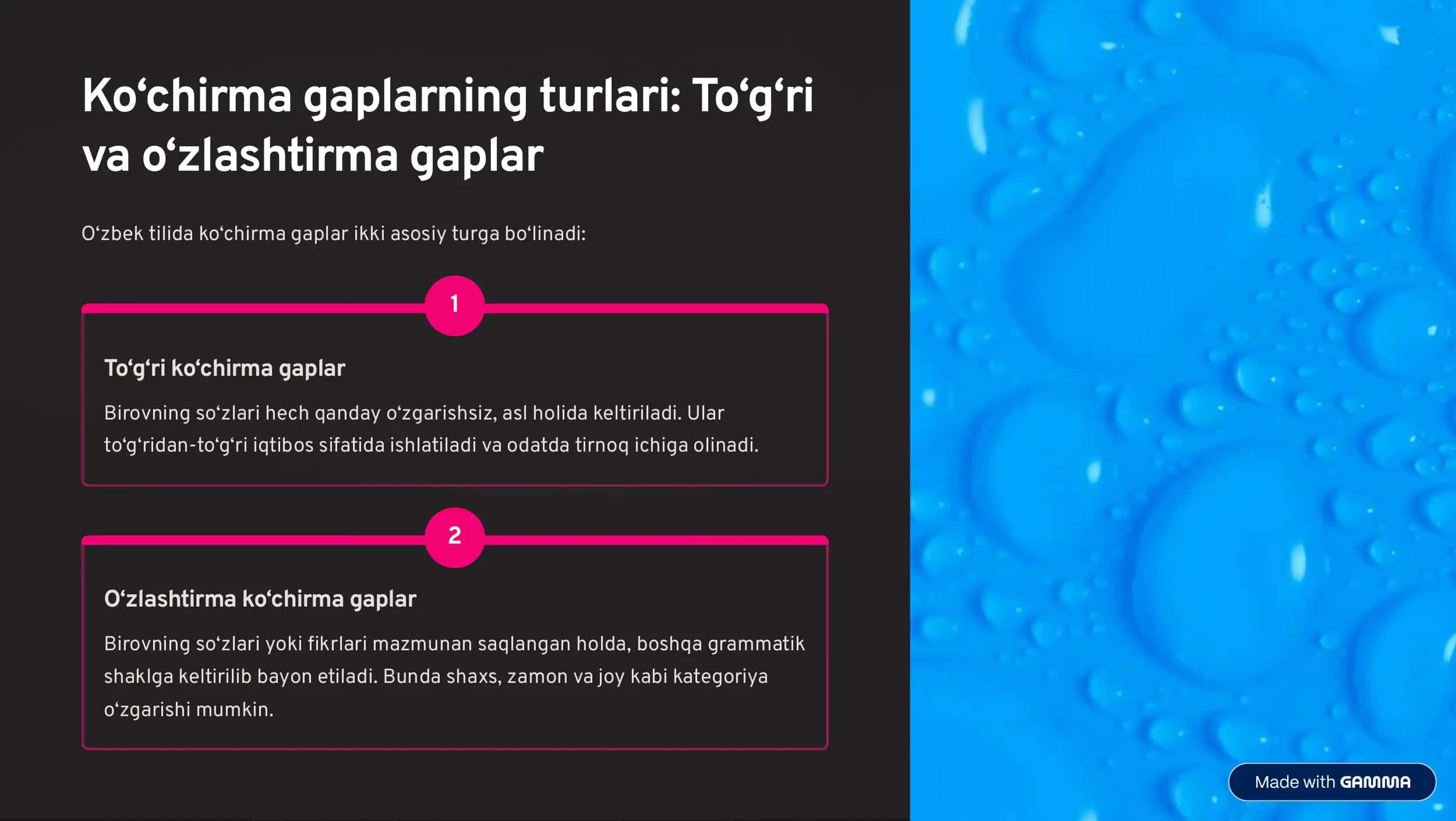 Ko8chirma gaplar: Lug8at boyligini oshirishning kaliti 3