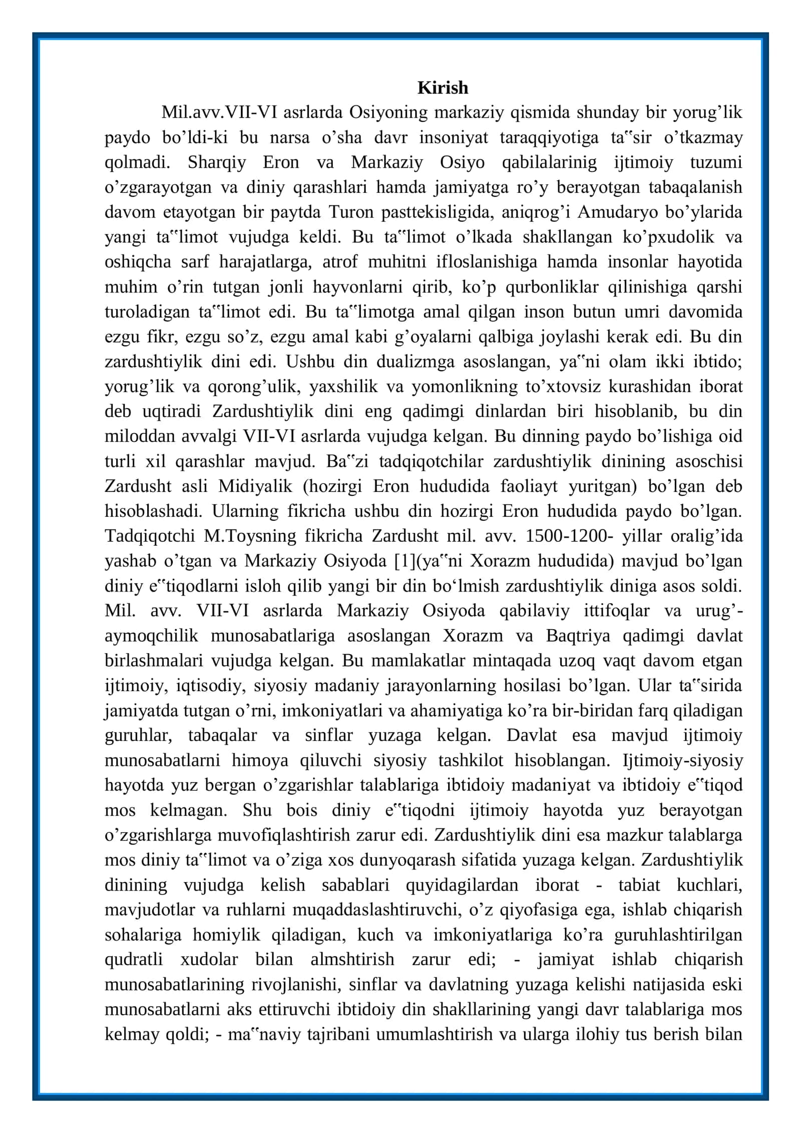 Zardushtiylikda tabiatning ulug’lanishi 3