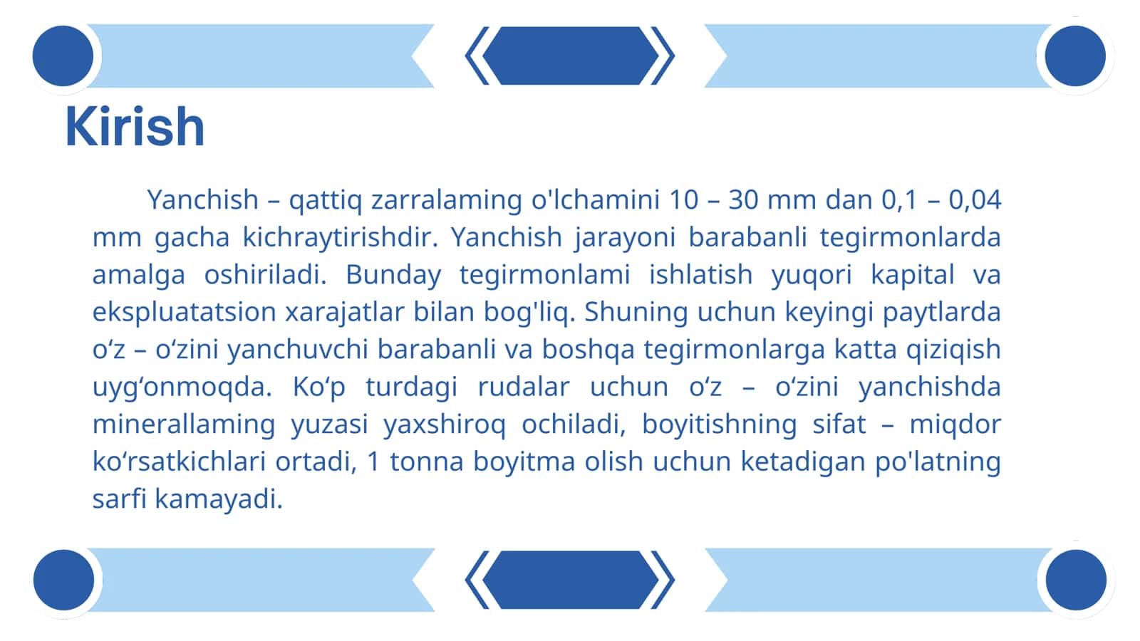 Rudalarni yanchish 3