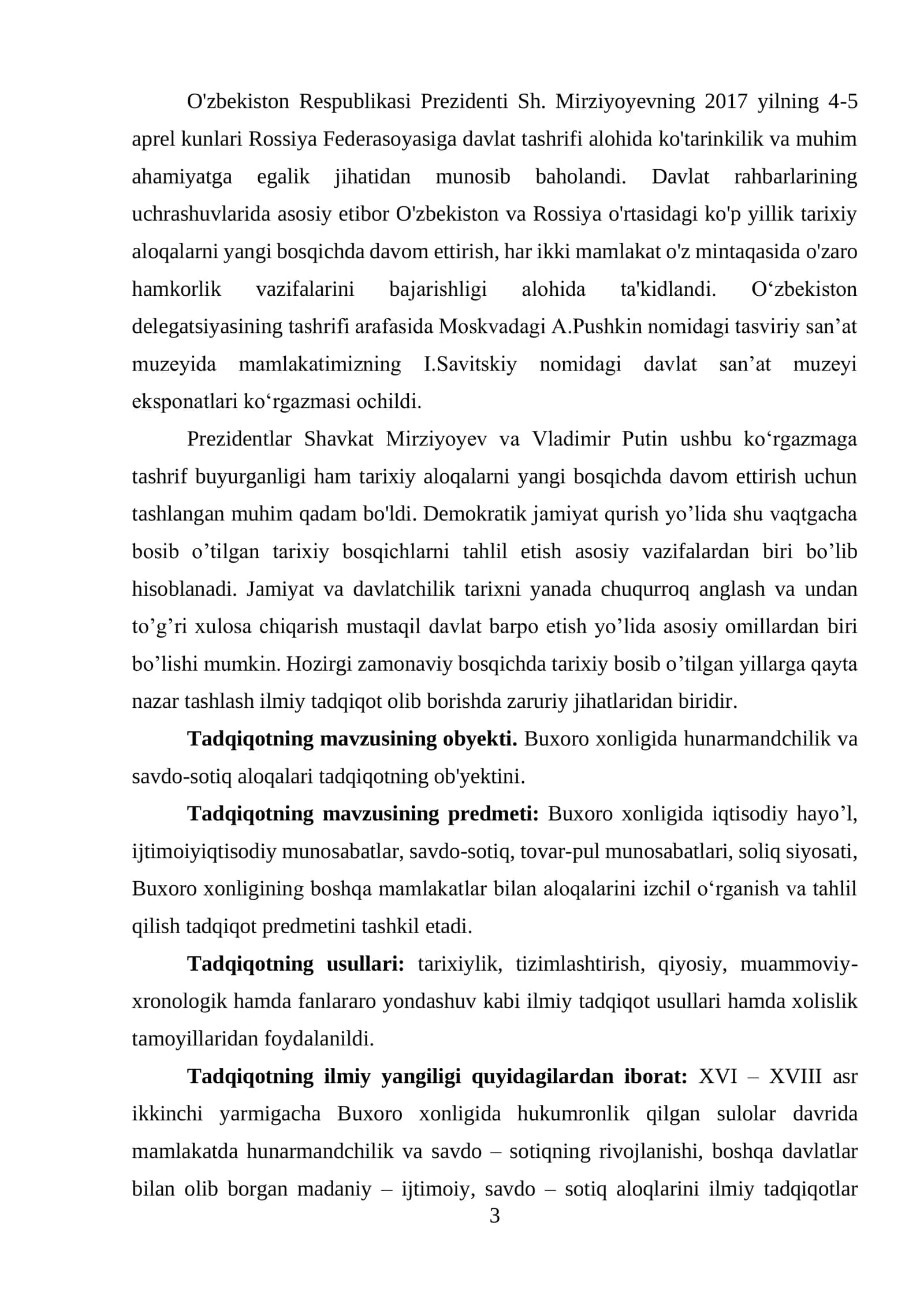 Buxoro xonligida hunarmandchilik va savdo-sotiq 3