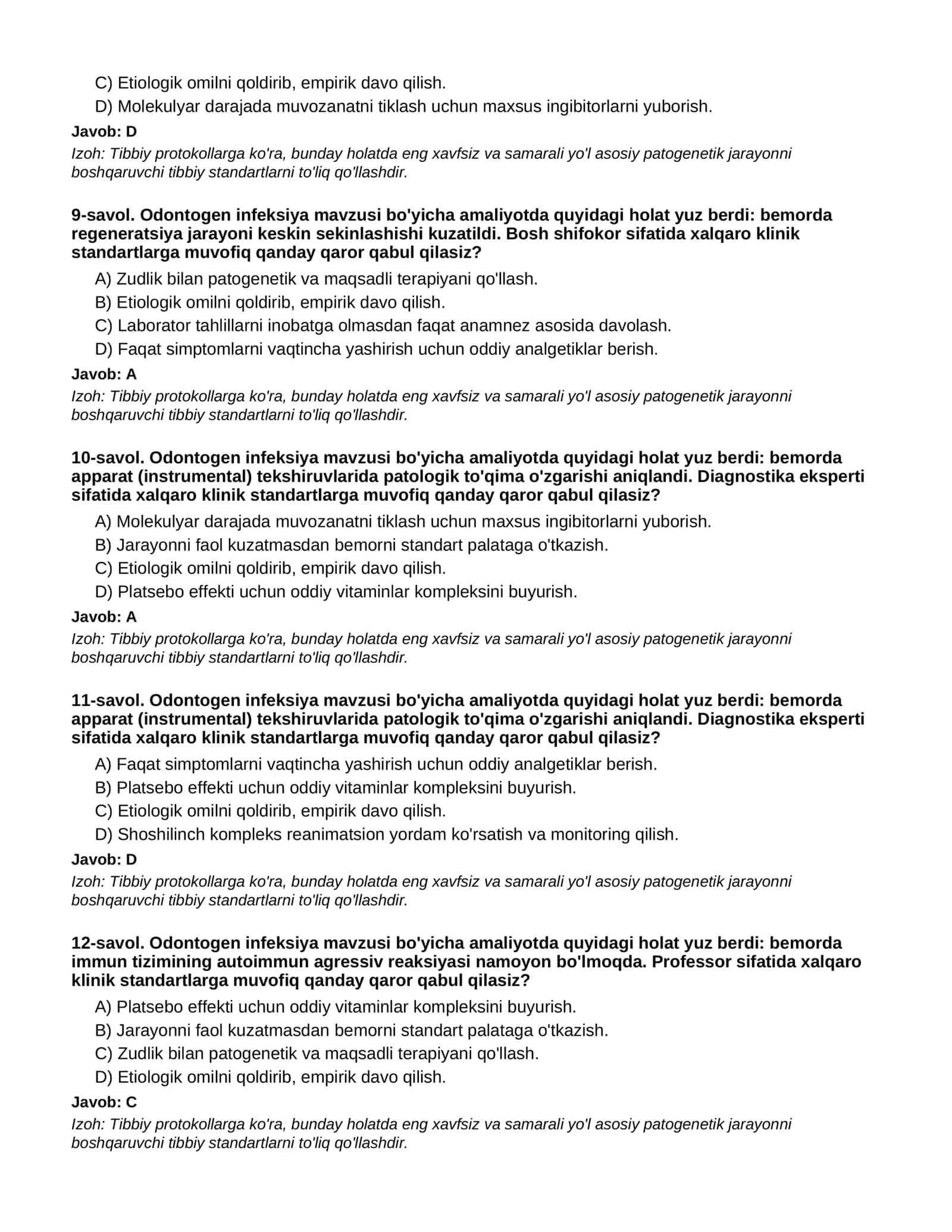 ODONTOGEN INFEKSIYA - 1-QISM 3