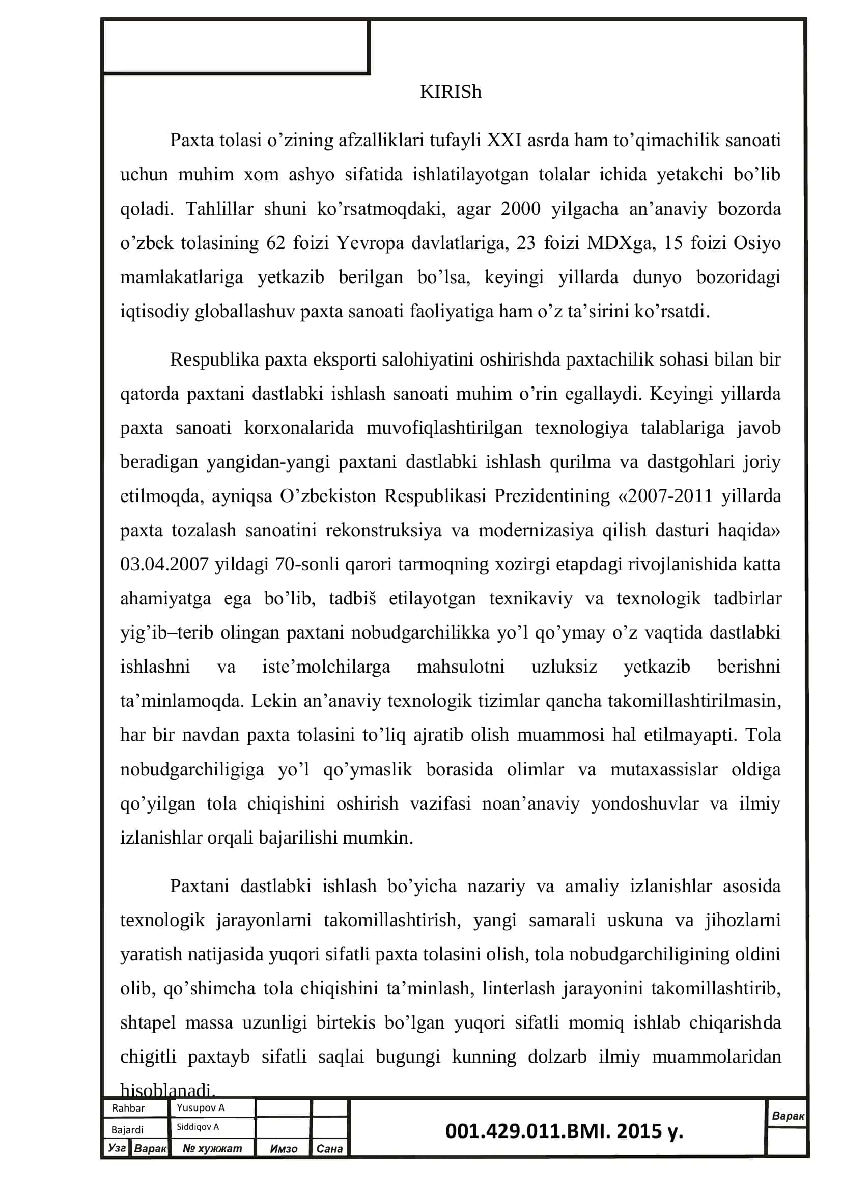 Qishloq xo'jaligi mahsulotlarini saqlash va Dastlabki ishlash texnologiyasi 3