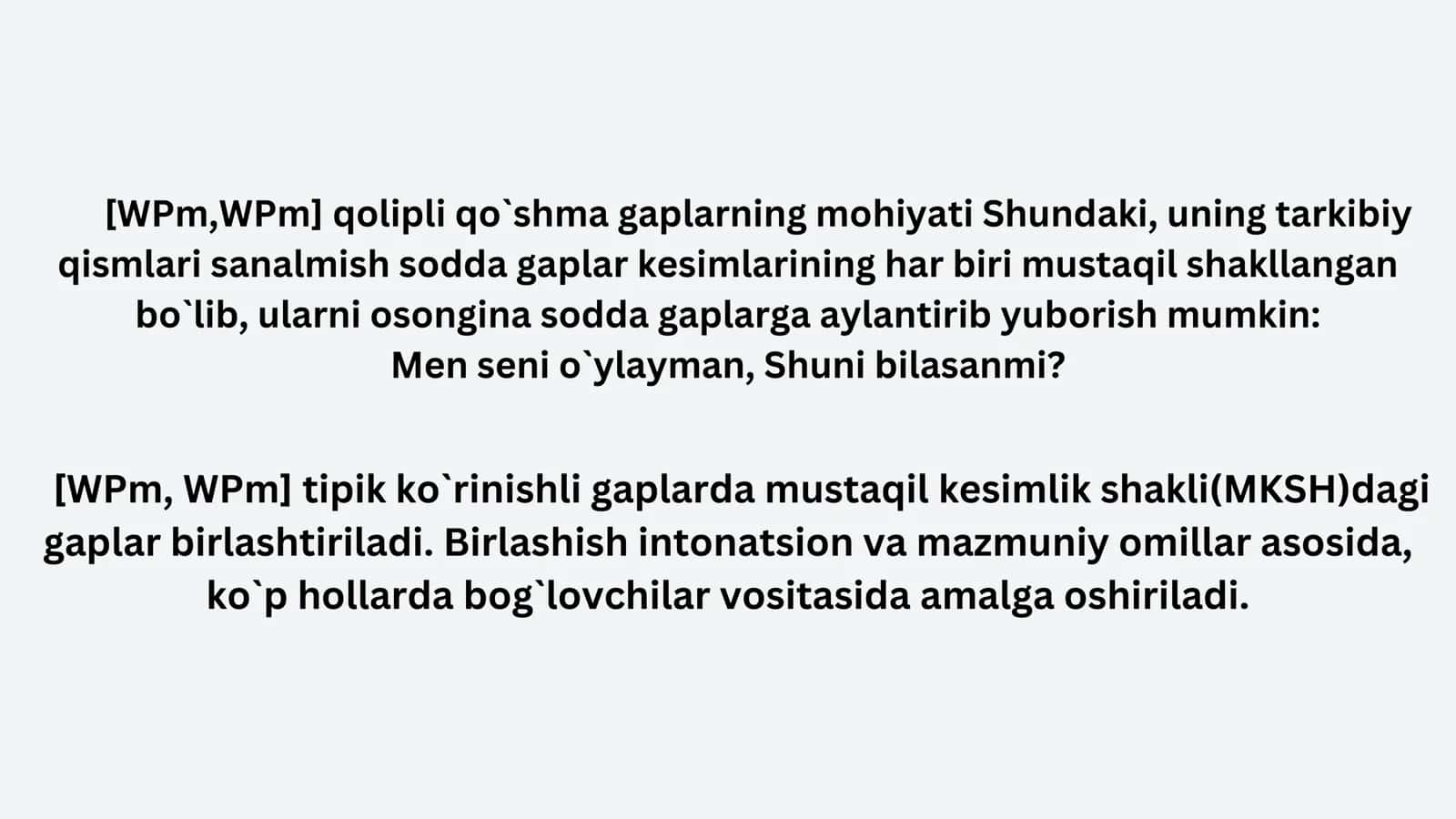 Teng tarkibli qo'shma gaplar 3