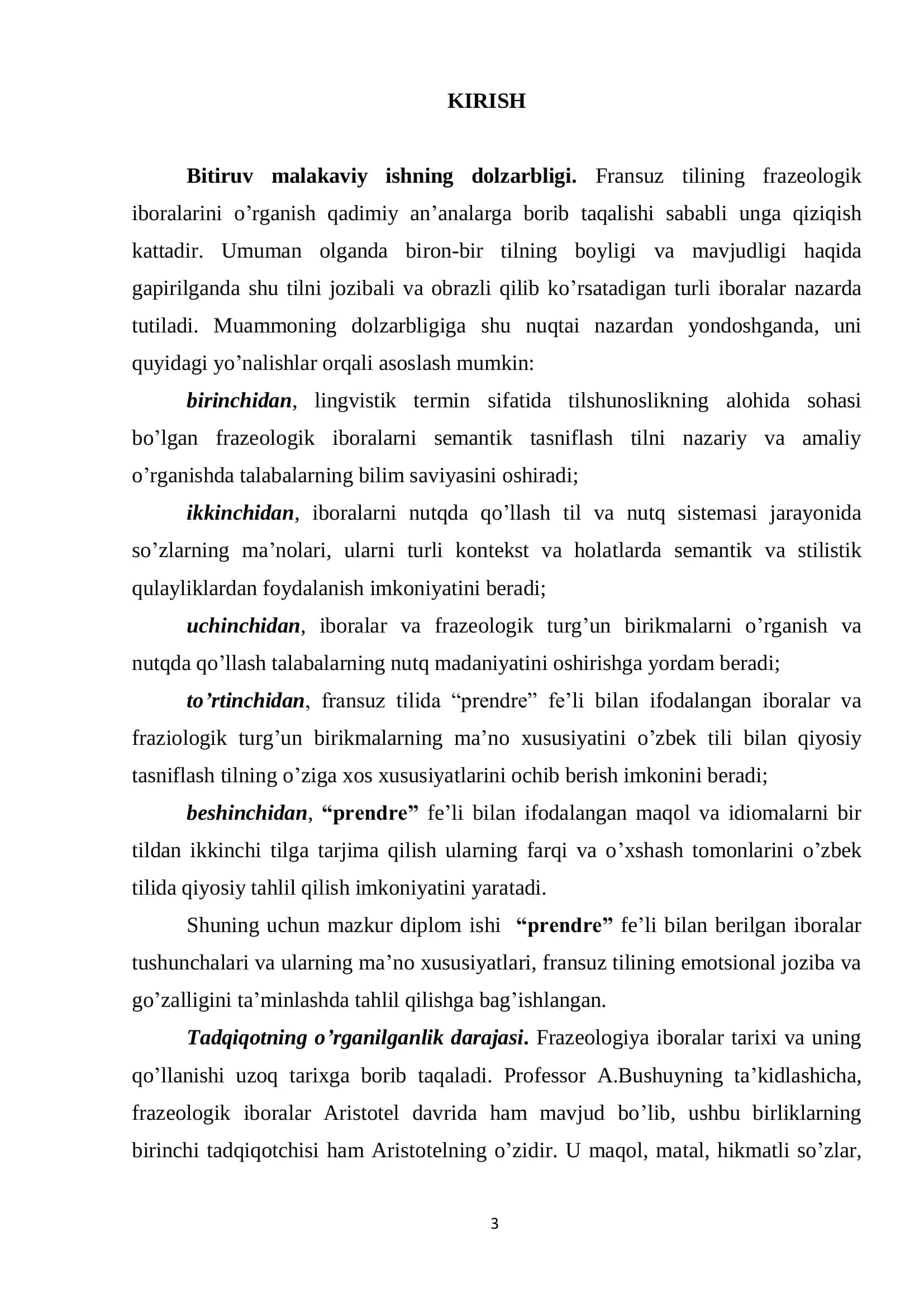 Fransuz tili 3