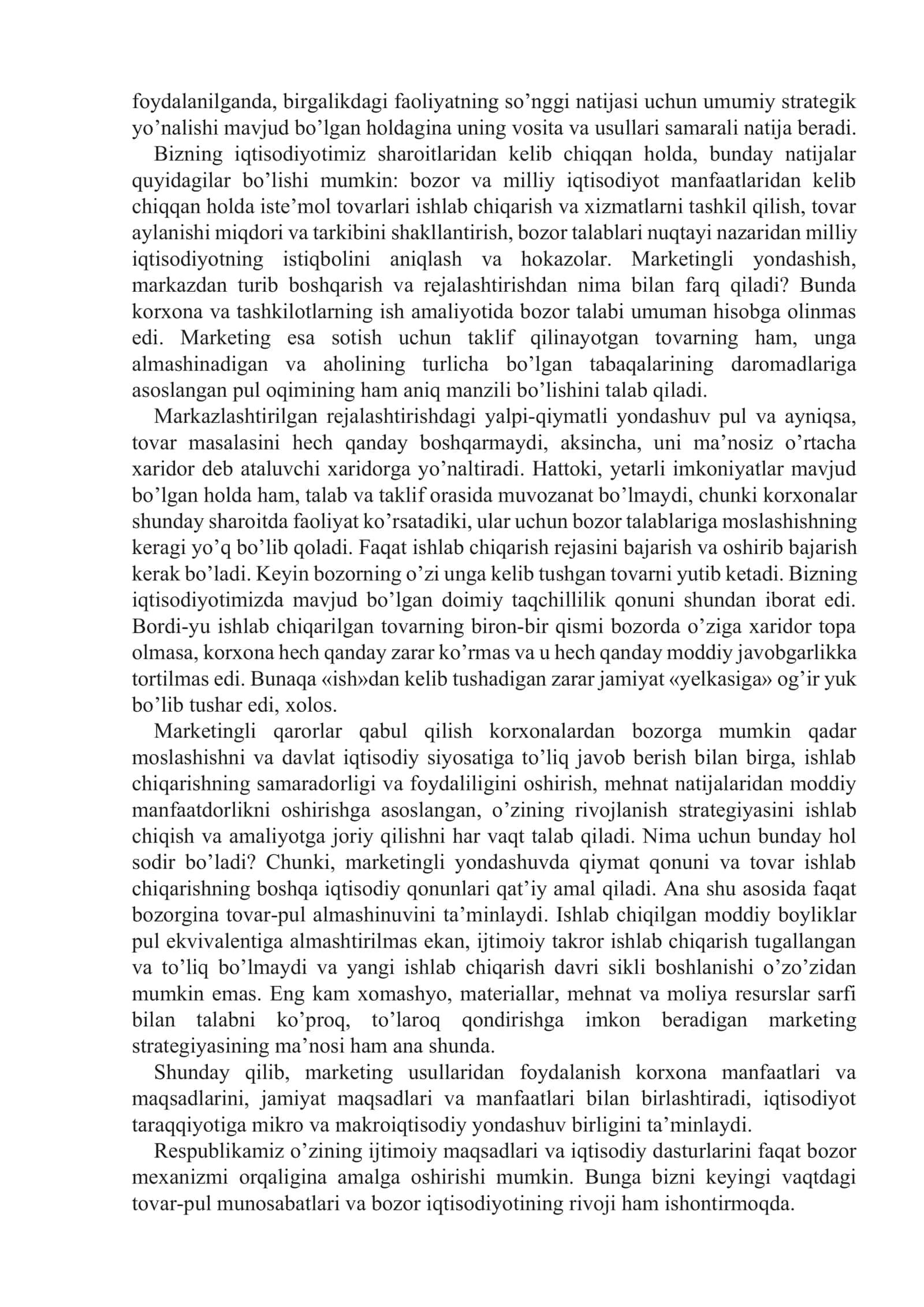 Marketing va uning iqtisodiy ahamiyati 3