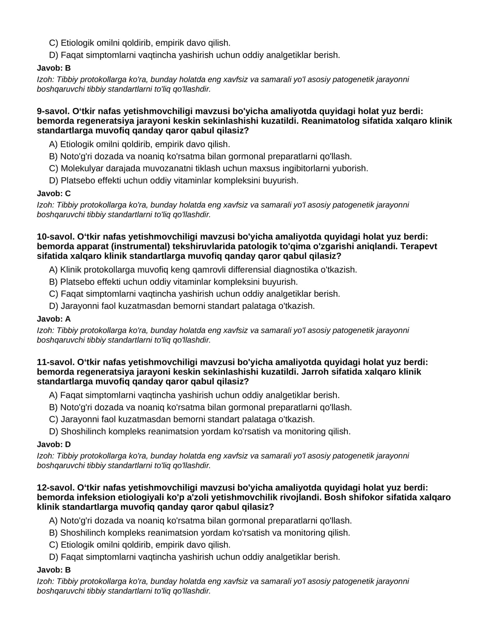 O‘TKIR NAFAS YETISHMOVCHILIGI - 2-QISM 3