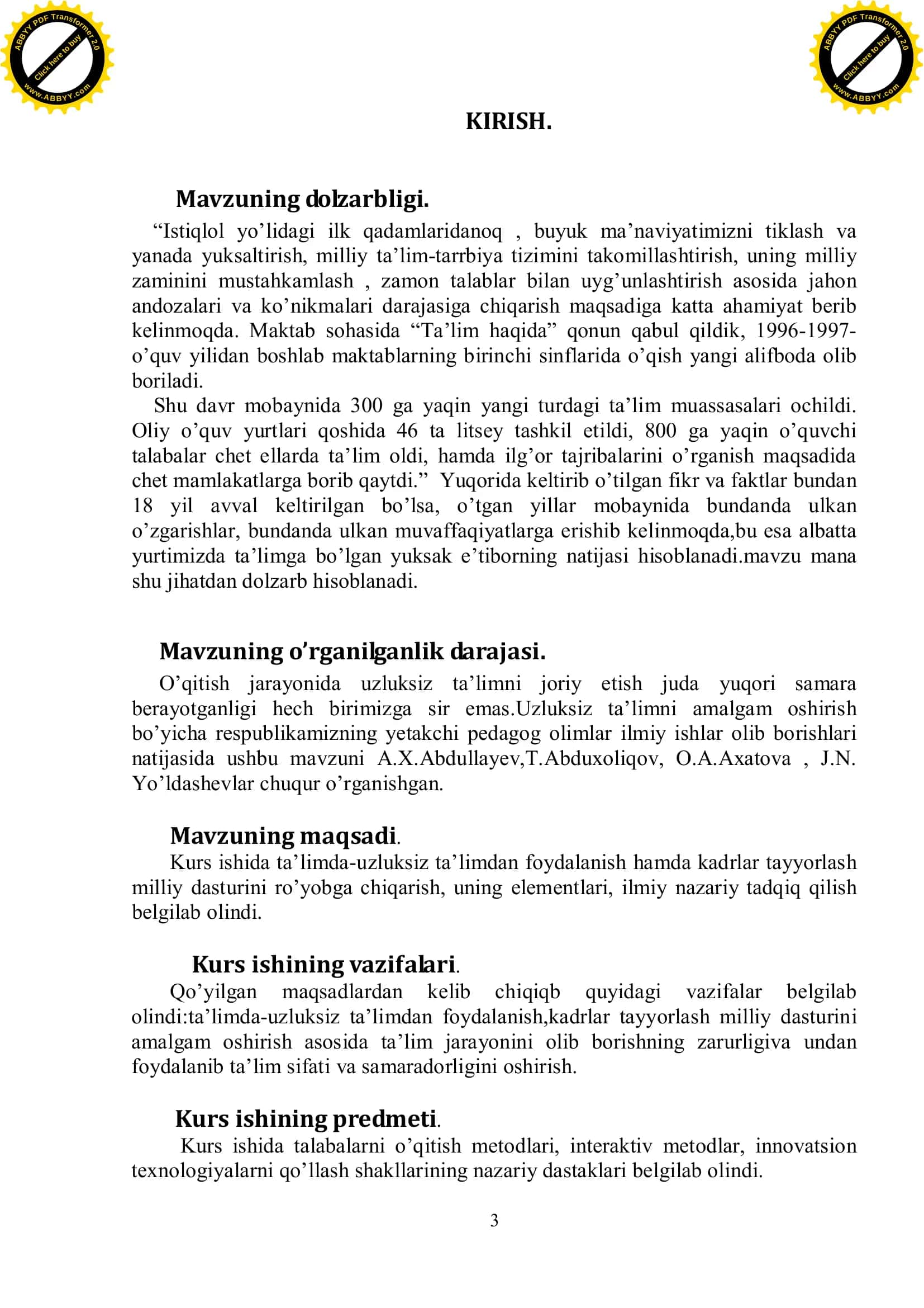 Kadrlar tayyorlash milliy dasturi 3