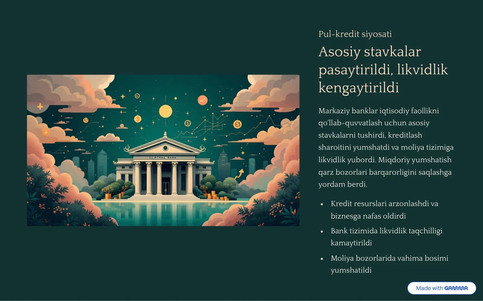 Pandemiya davrida makroiqtisodiy siyosatning o'zgarishi va iqtisodiy barqarorlik 3
