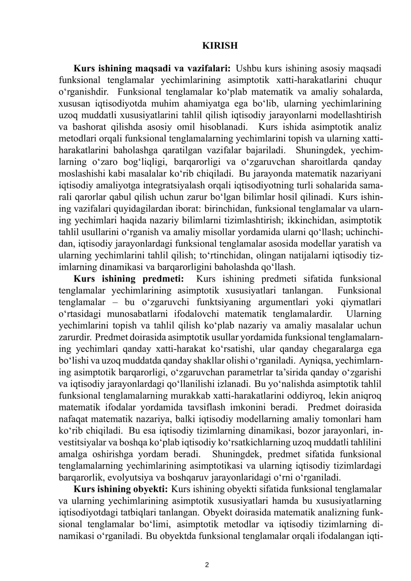 MATEMATIK ANALIZ FANIDAN TAYYORLAGAN KURS ISHI 3