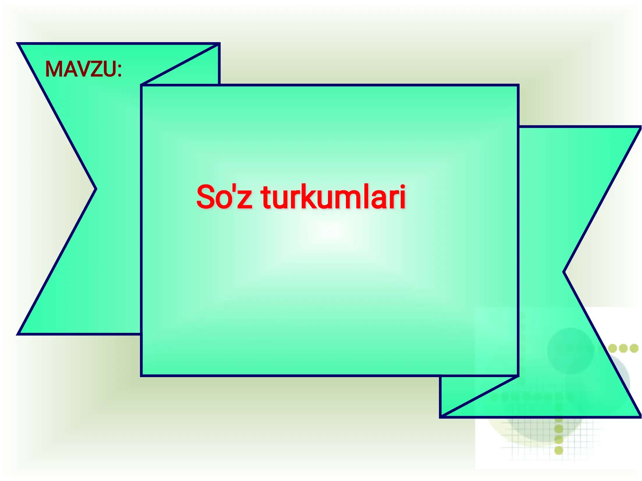 So'z turkumlari 3