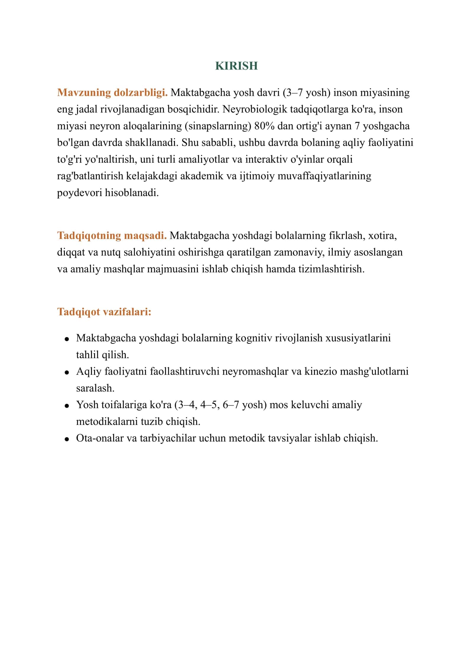 Maktabgacha Yoshdagi Bolalarni Aqliy Faoliyatini Yaxshilaydigan Amaliyotlar 3