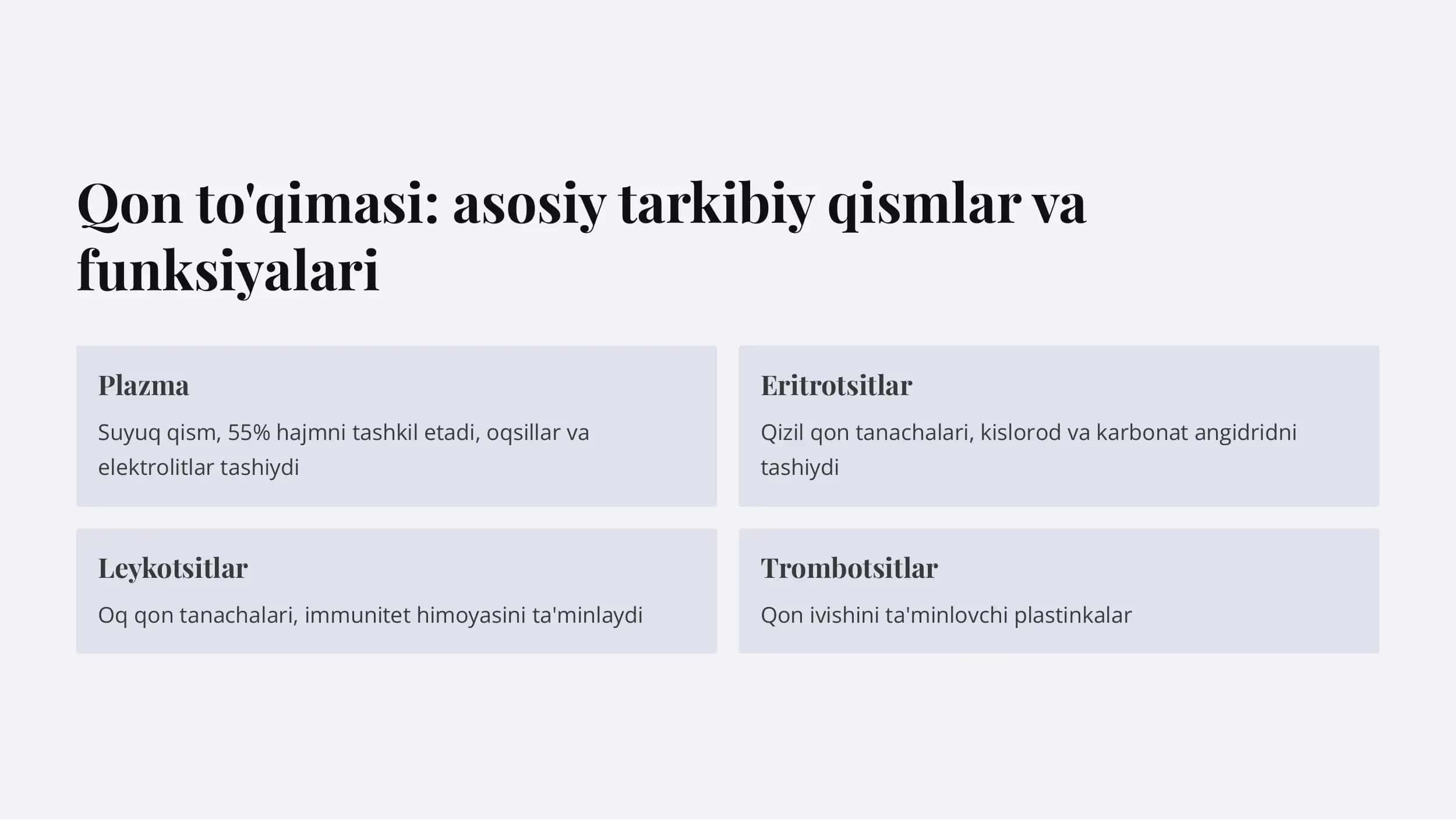 Qon va siyrak tolali biriktiruvchi to'qimalarning o'zaro munosabati 3