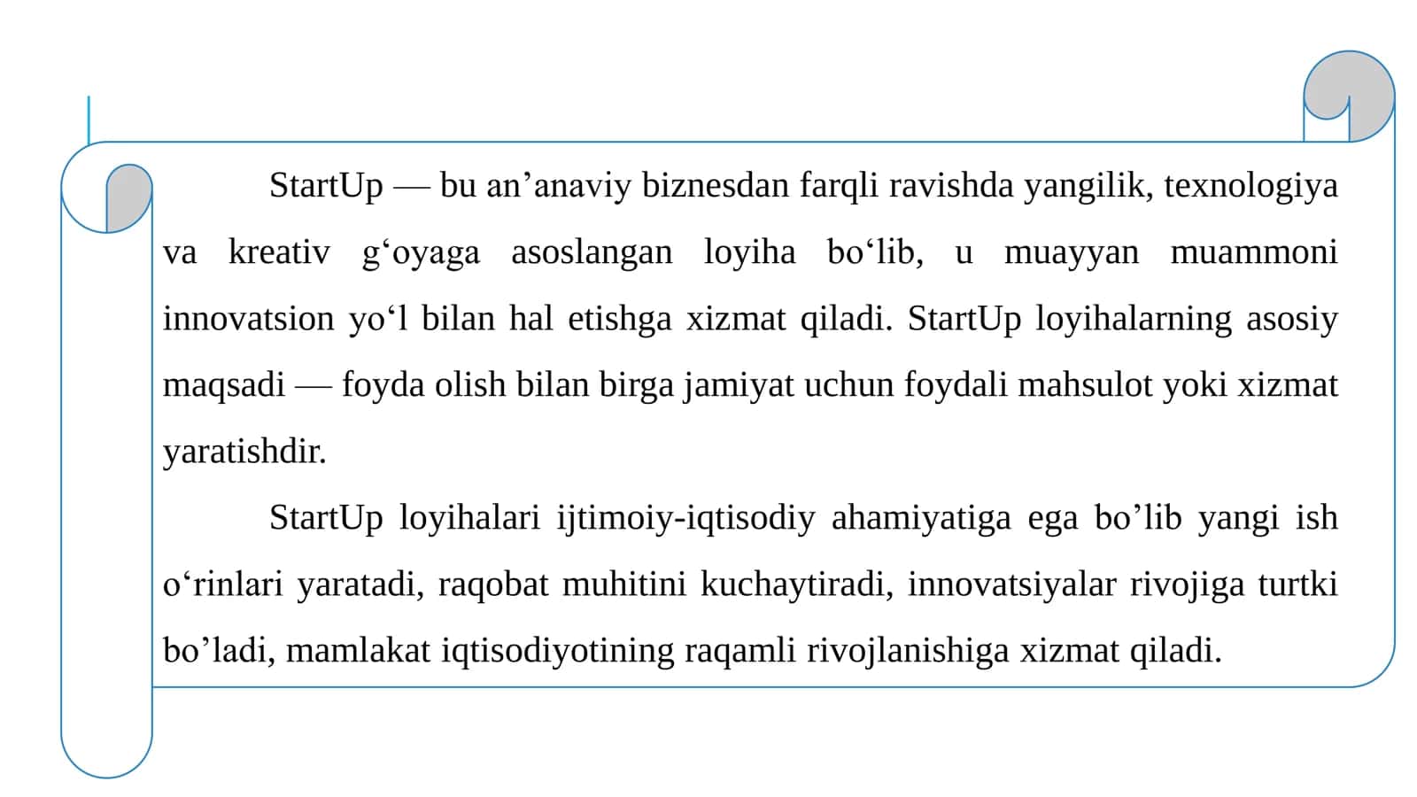 Startup loyihalar qurish va uning kelajagi 3