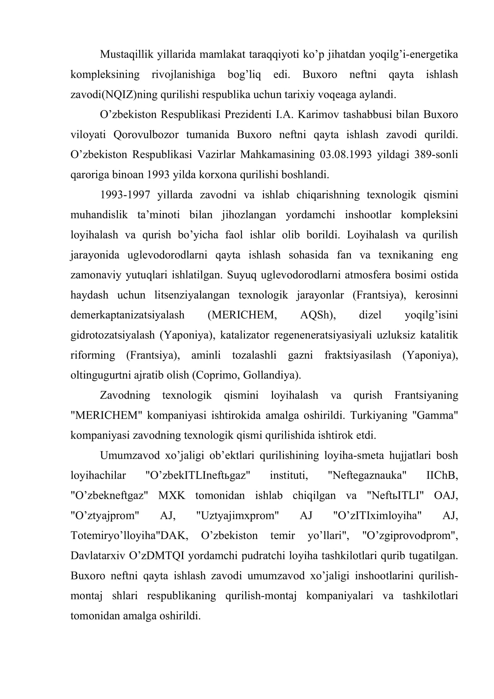 Buxoro neftni qayta ishlash zavodi ijtimoiy siyosati 3