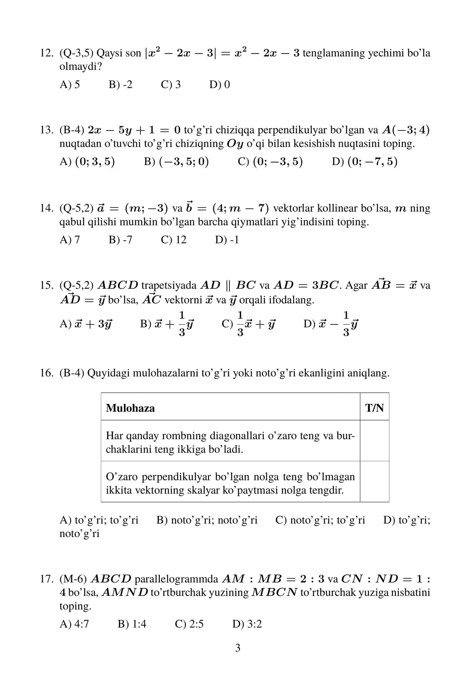 8-sinf matematika 3-CHSB 3