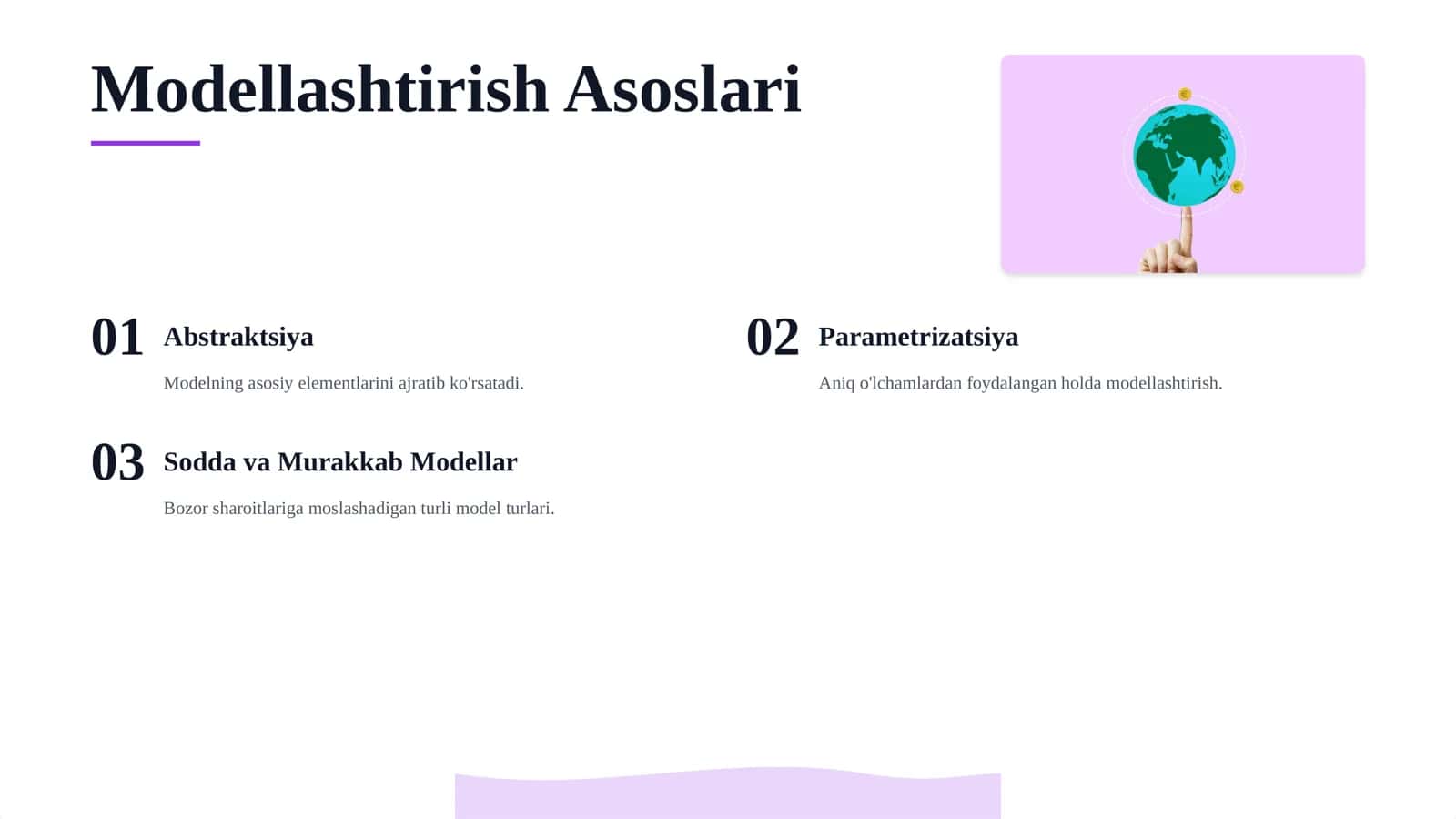 Modellashtirish Asoslari 3