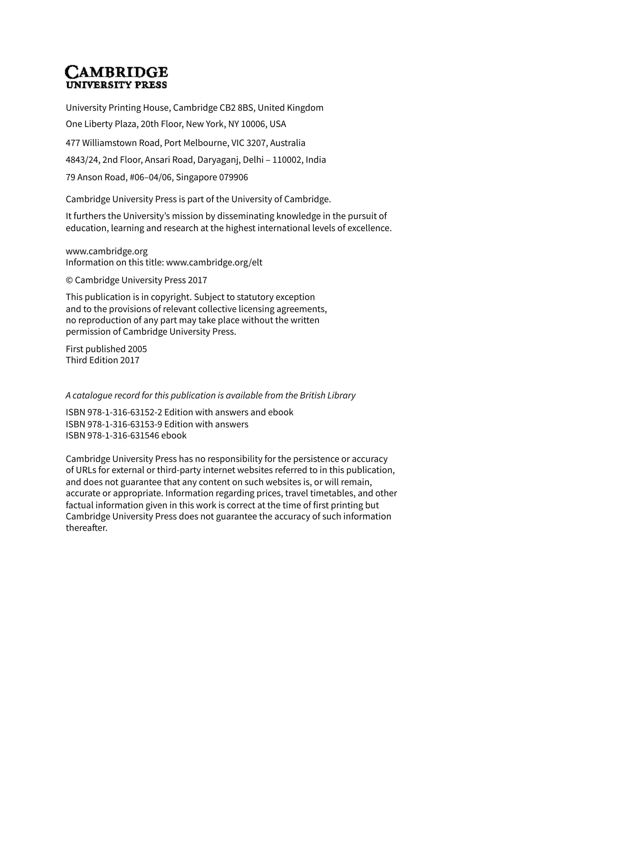 Cambridge University Press 3