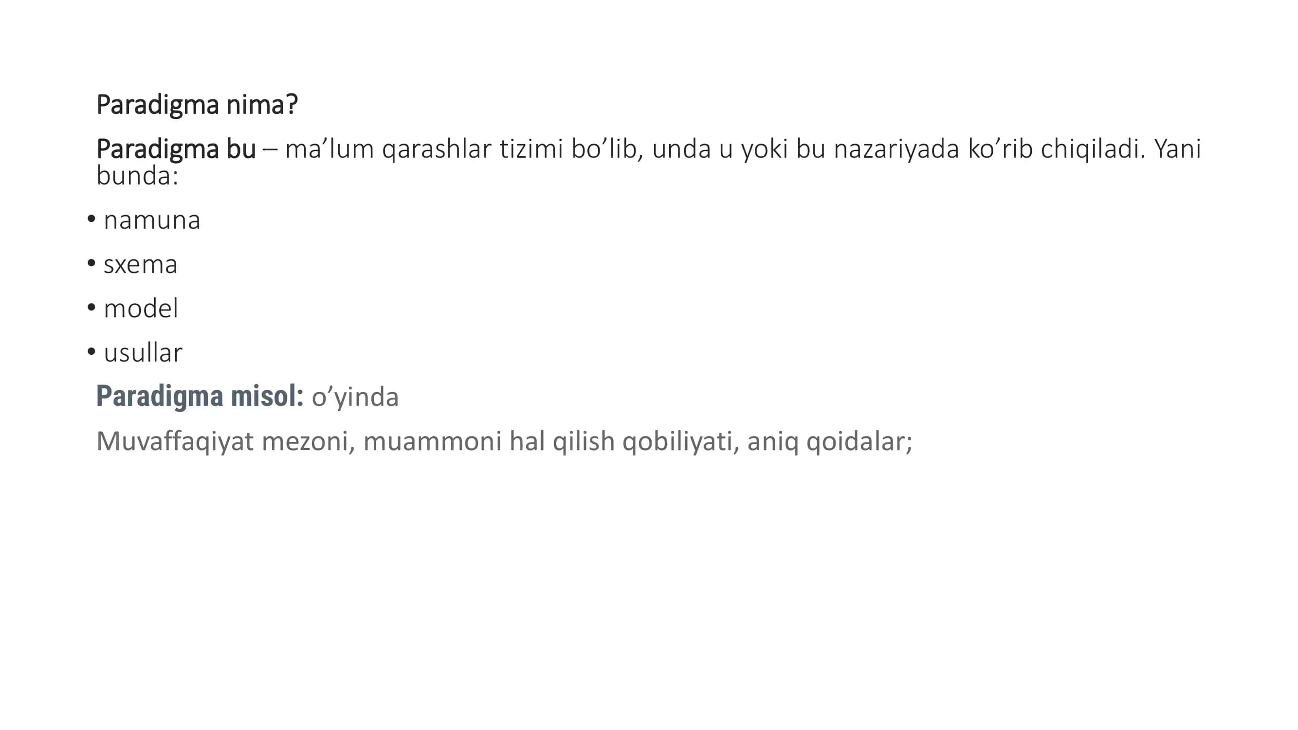 Obyektga yo’naltirilgan paradigma 3