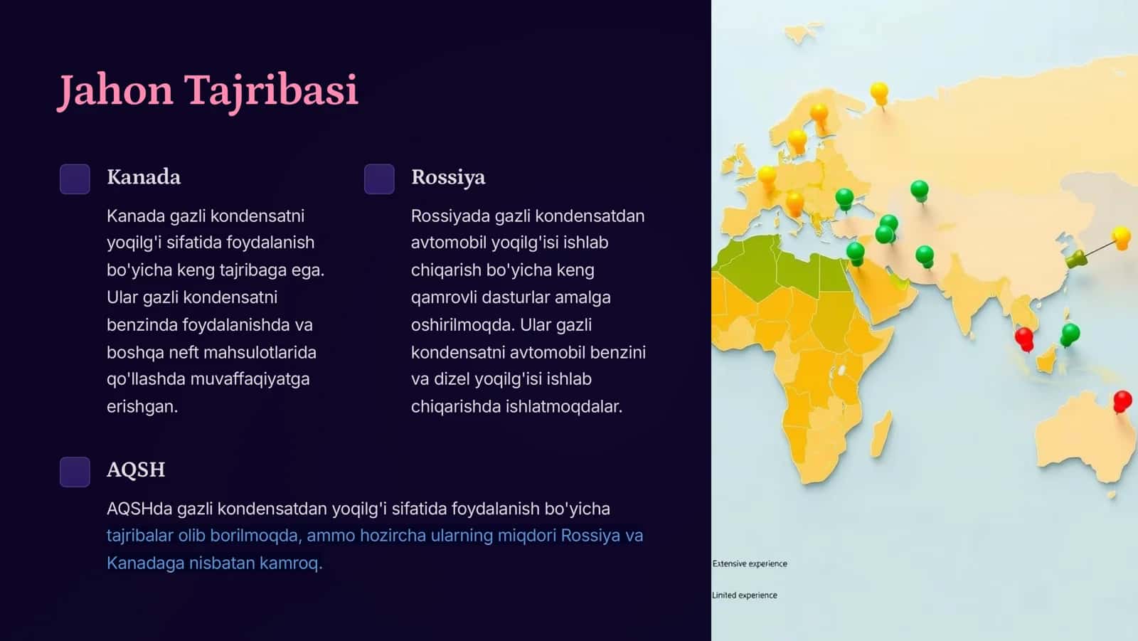Gazli Kondensat Muqobil Yoqilg'i Manbai 3