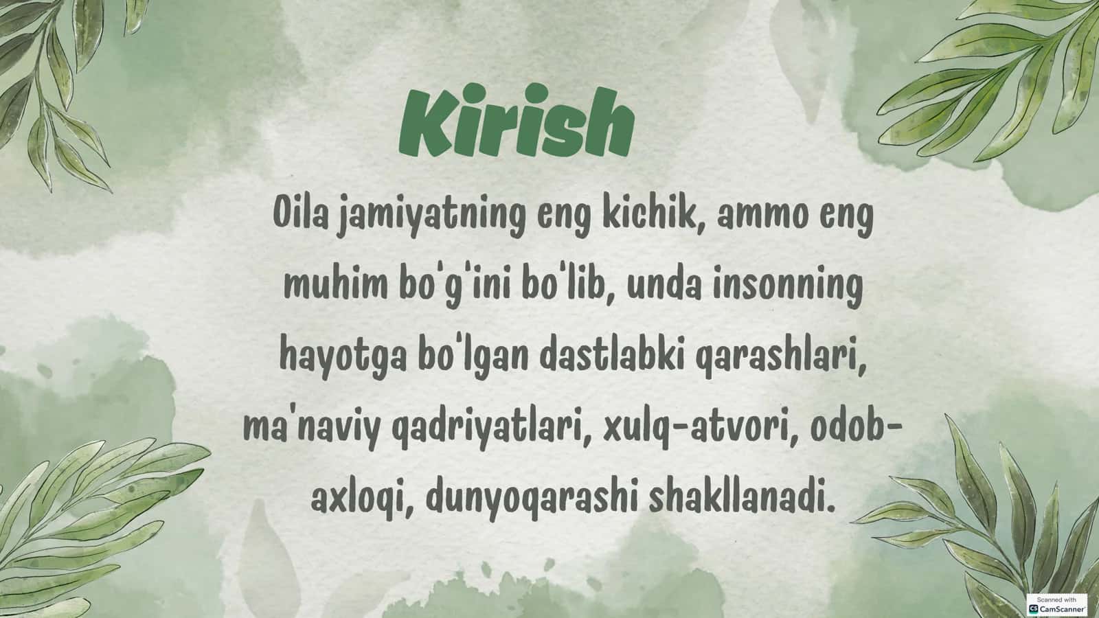 Oila Tarbiyasi va Uning Shaxs Kamolotidagi O'rni 3