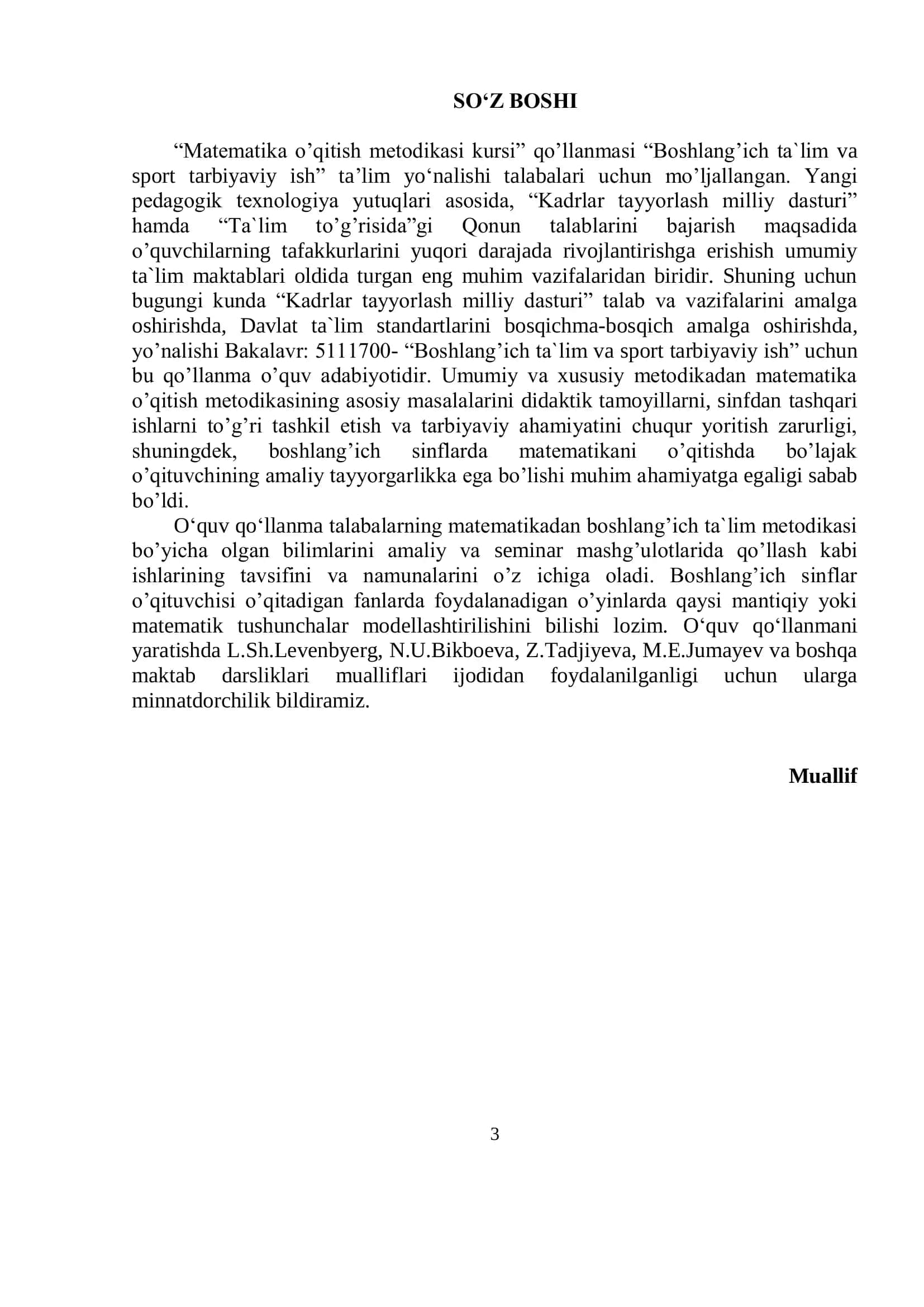 MATEMATIKA O‘QITISH METODIKASI (o‗quv qo‗llanma) 3