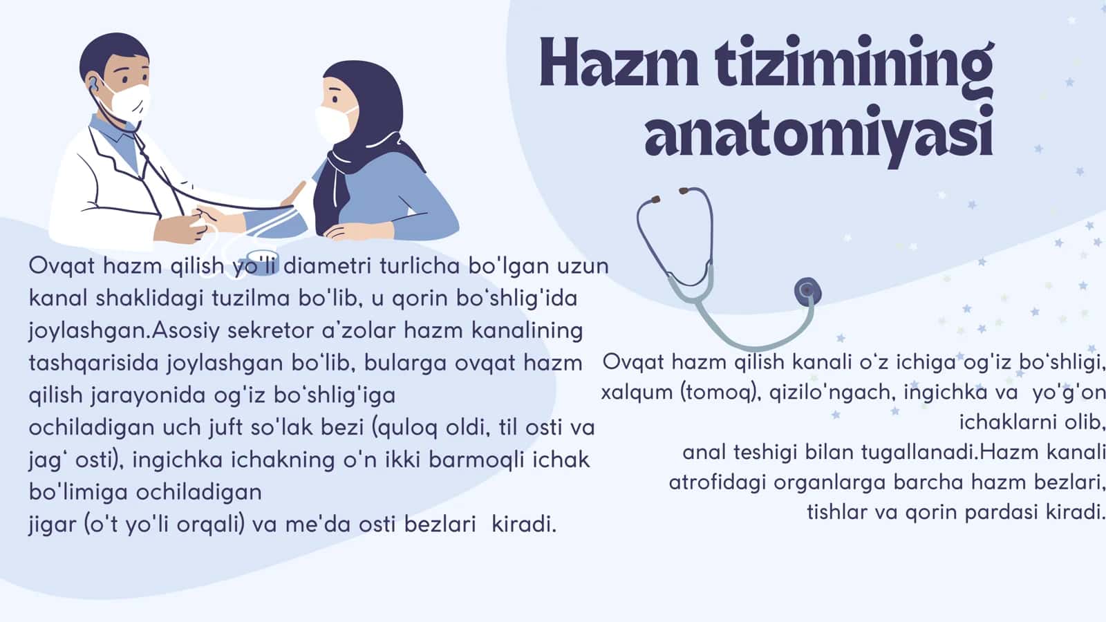 Ovqat hazm qilish fiziologiyasi 3