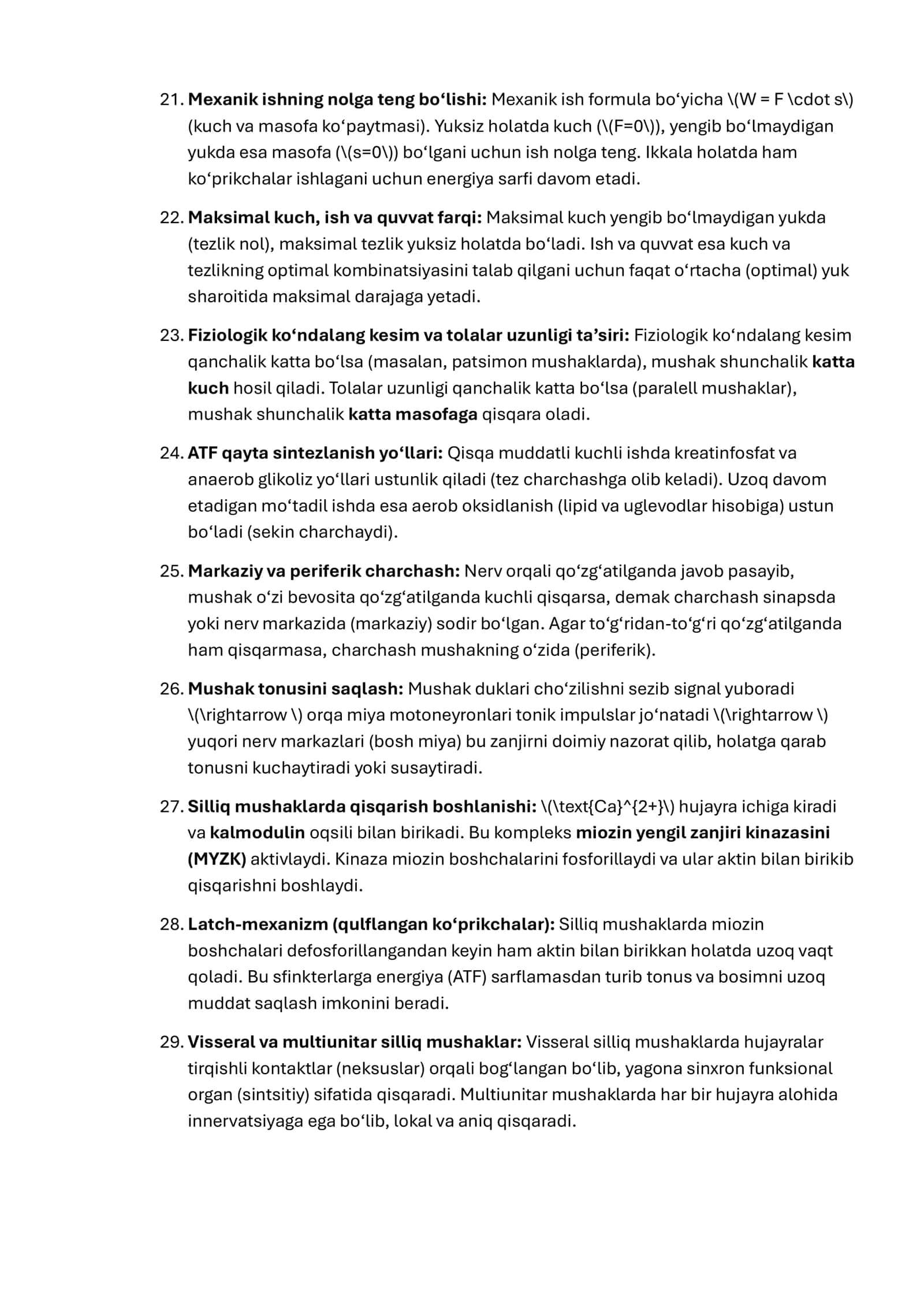 1-qism: 30 ta nazariy savolga qisqa va aniq javoblar 3