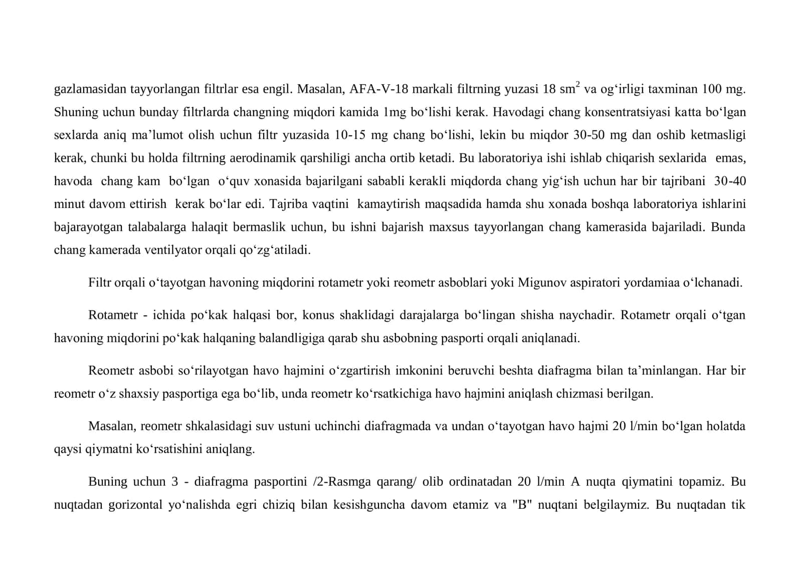 changlar va zararli moddalarning talim binolaridagi meyyori 3