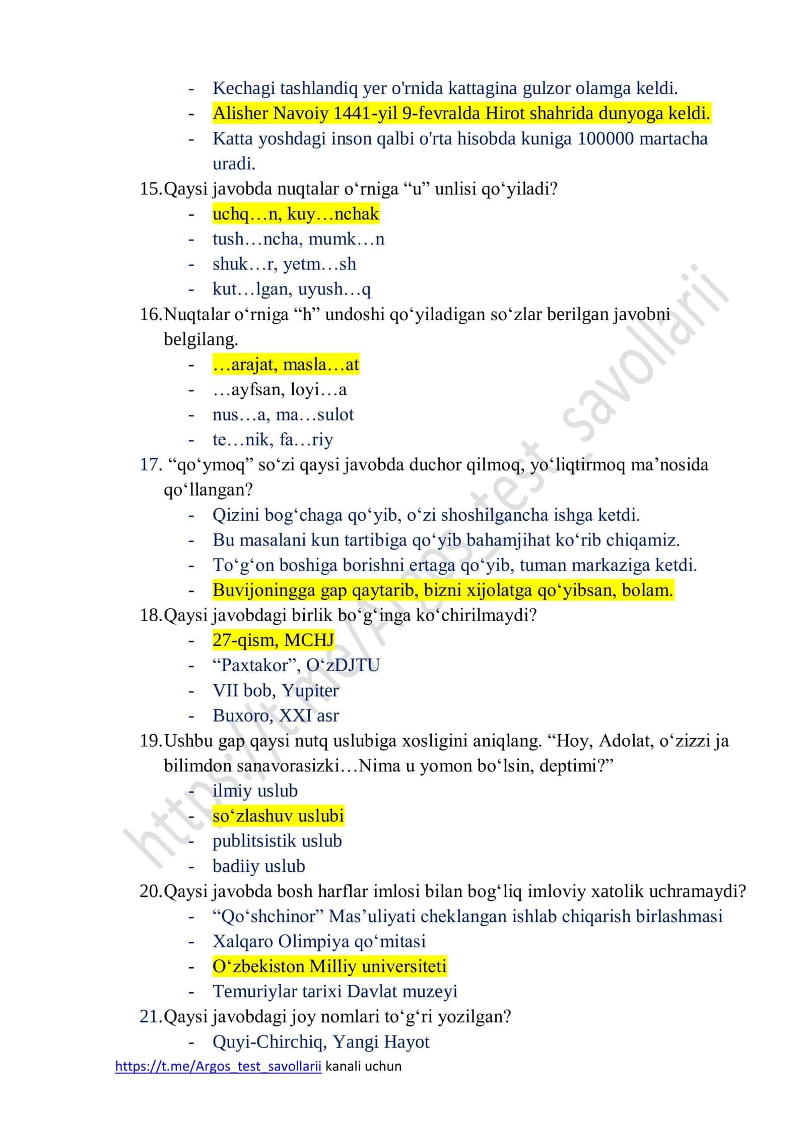 Mavzu 5. Buyuk Sohibquron Amir Temurning onasi ko‗rsatilgan javobni t 3