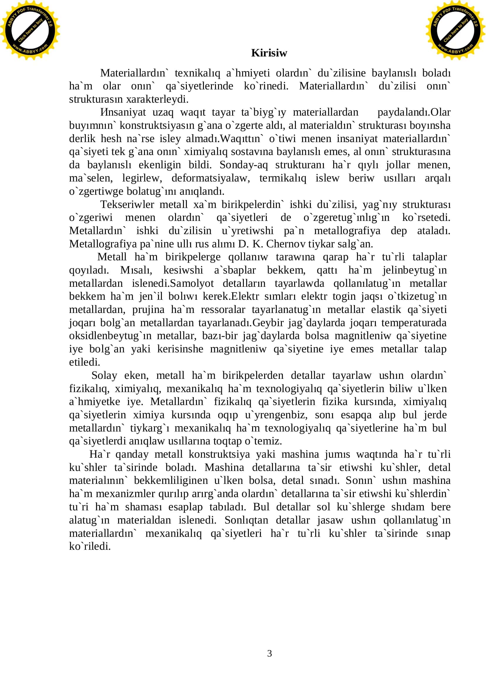 Metallardin` mexanikaliq qa`siyetleri 3
