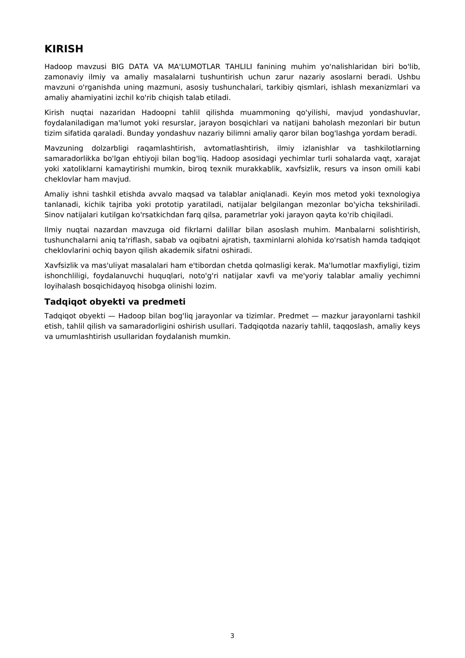 Hadoop 3