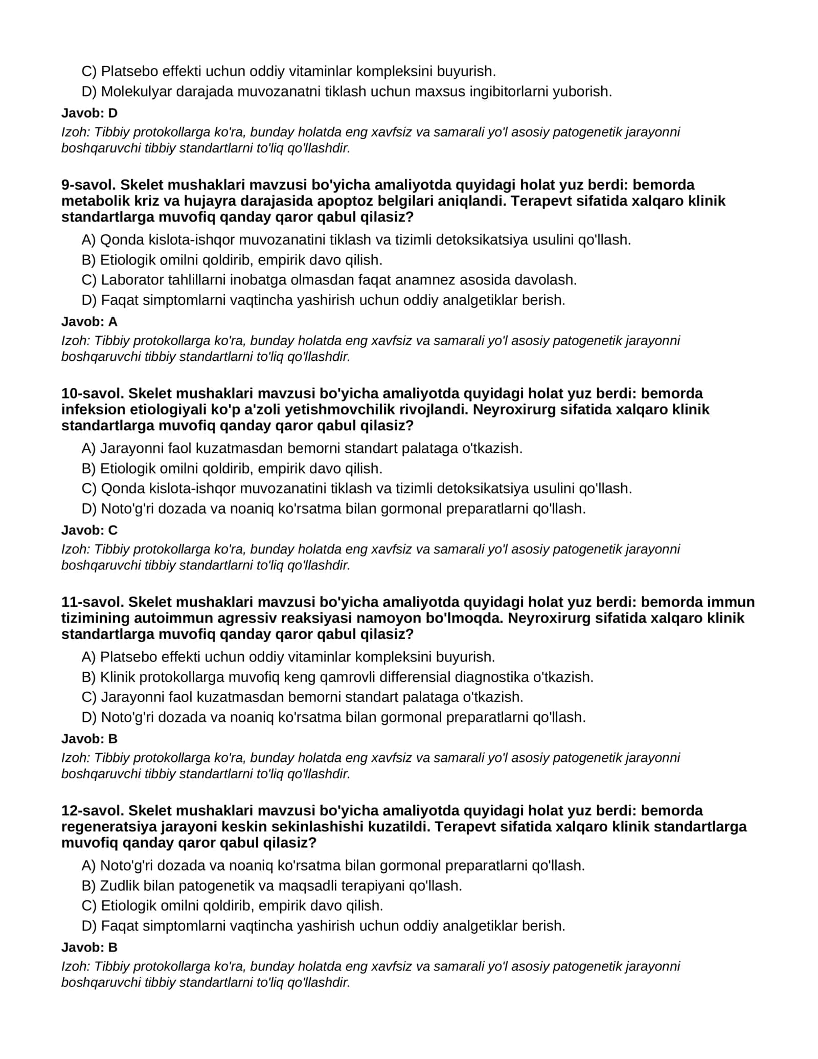 SKELET MUSHAKLARI - 2-QISM 3