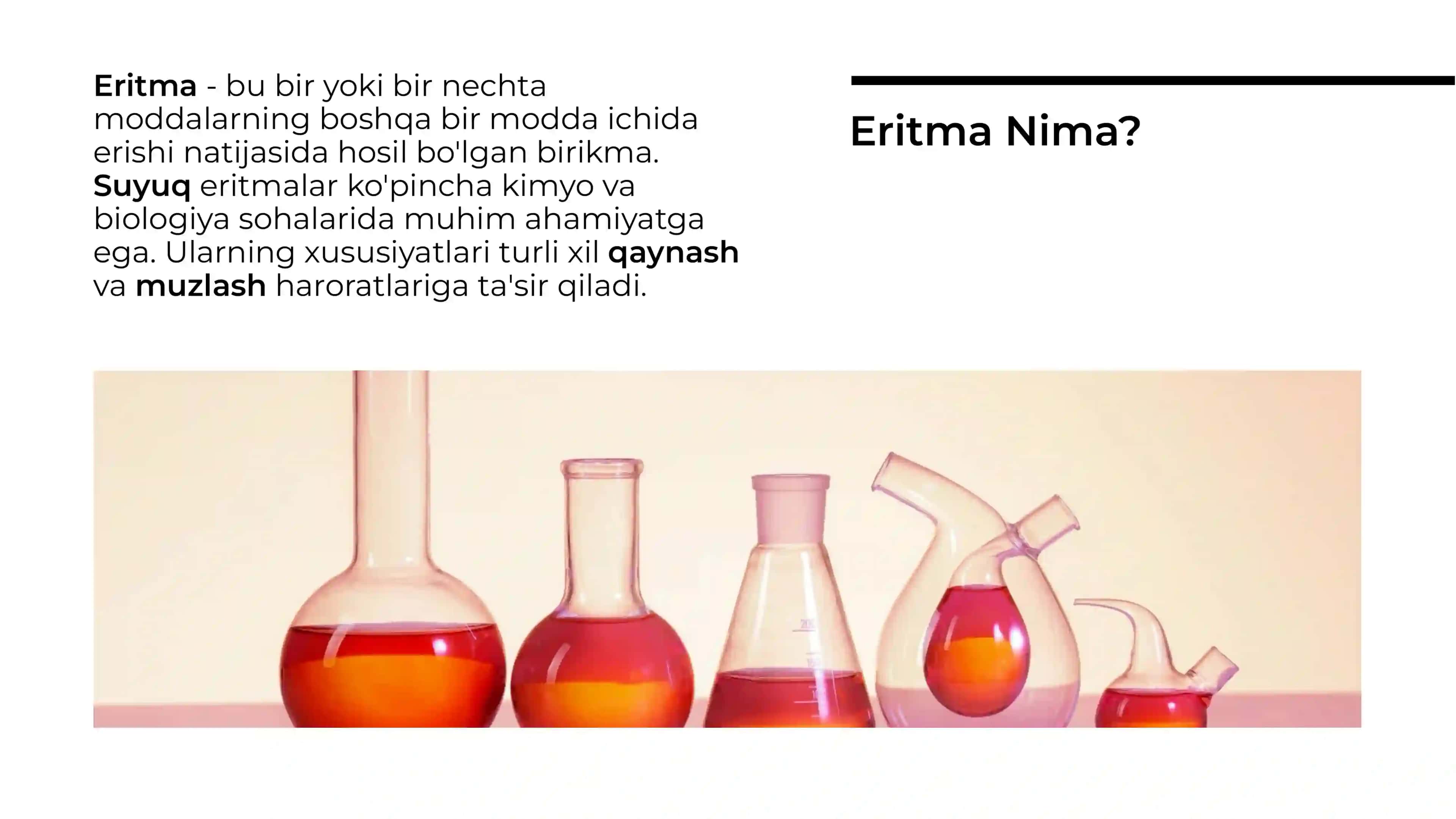 Eritma Nima? Qaynash va Muzlash Harorati 3
