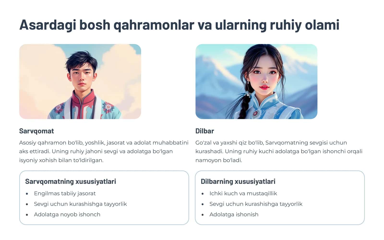Chingiz Aytmatov Sarvqomat dilbarim asari tahlili 3