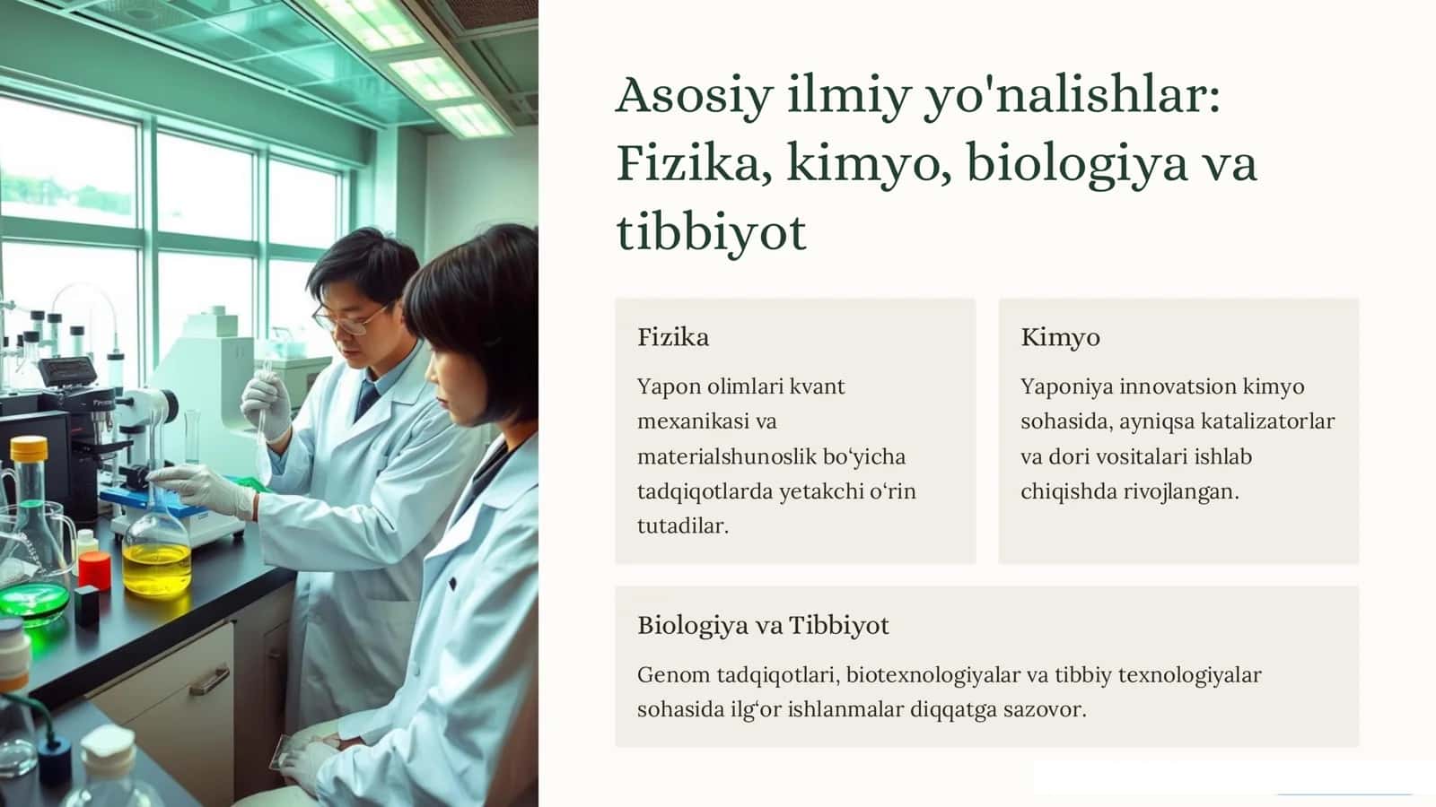 Yaponiyada ilm-fan va texnologiya 3