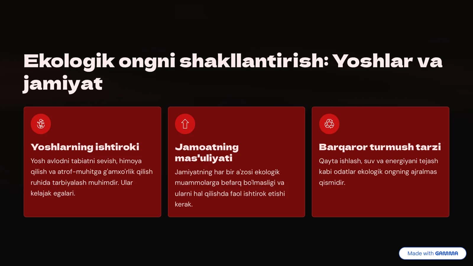 Ekologik tarbiya 3
