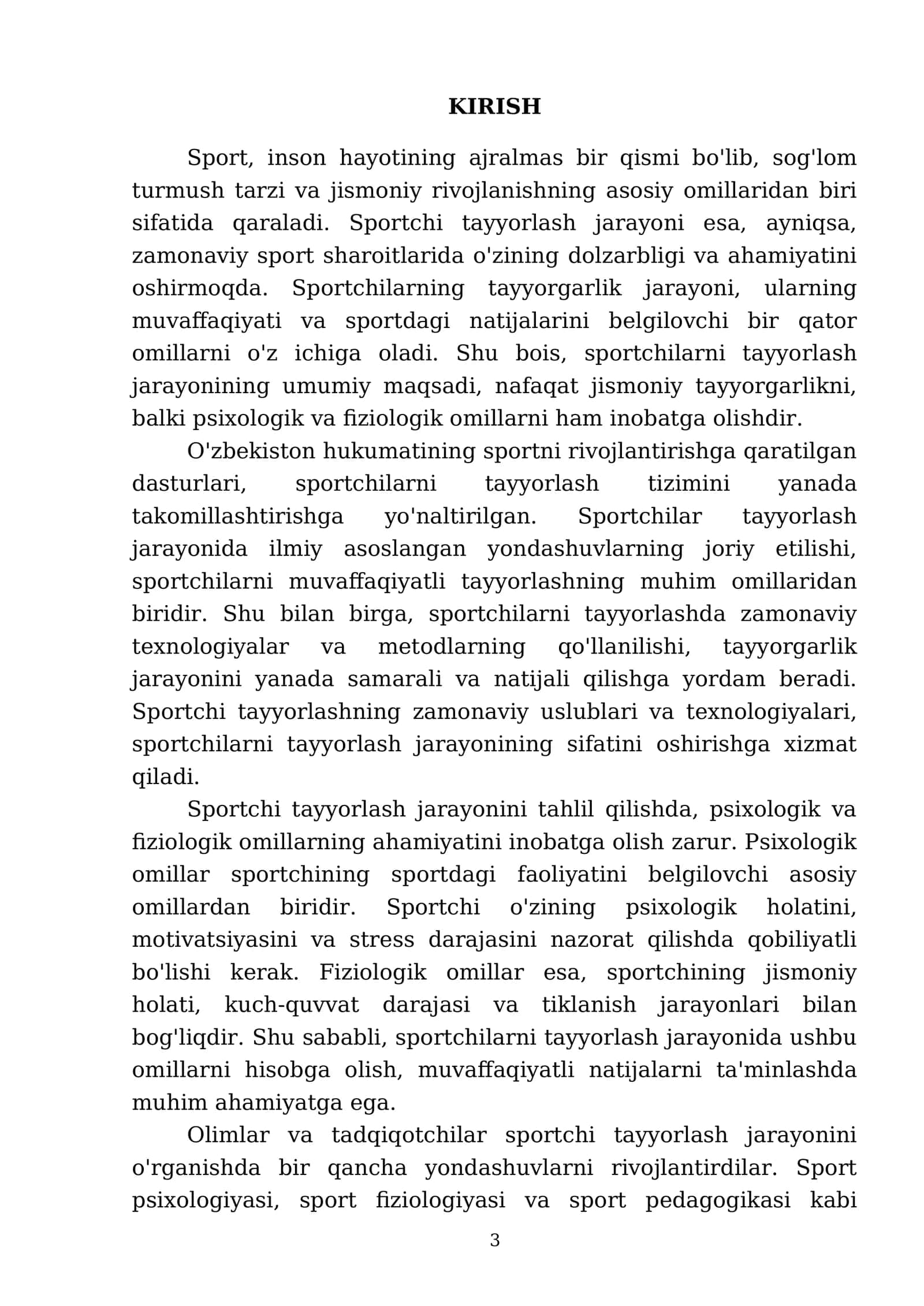 Sportchini tayyorlash jarayoni tahlili 3