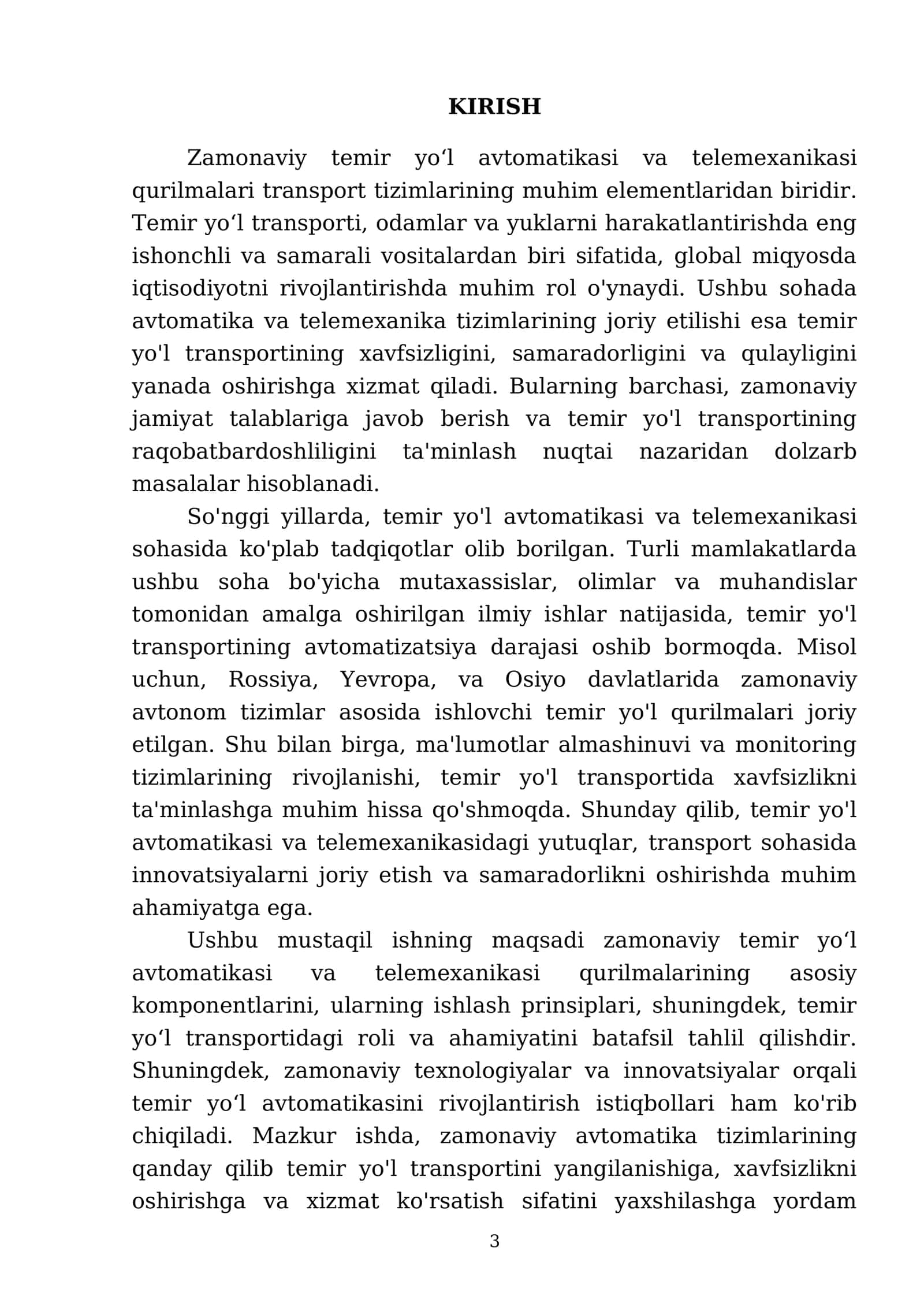 Zamonaviy temir yo‘l avtomatikasi va telemexanikasi qurilmalari 3